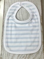 Oriental Products Light Blue and White Striped Bib
