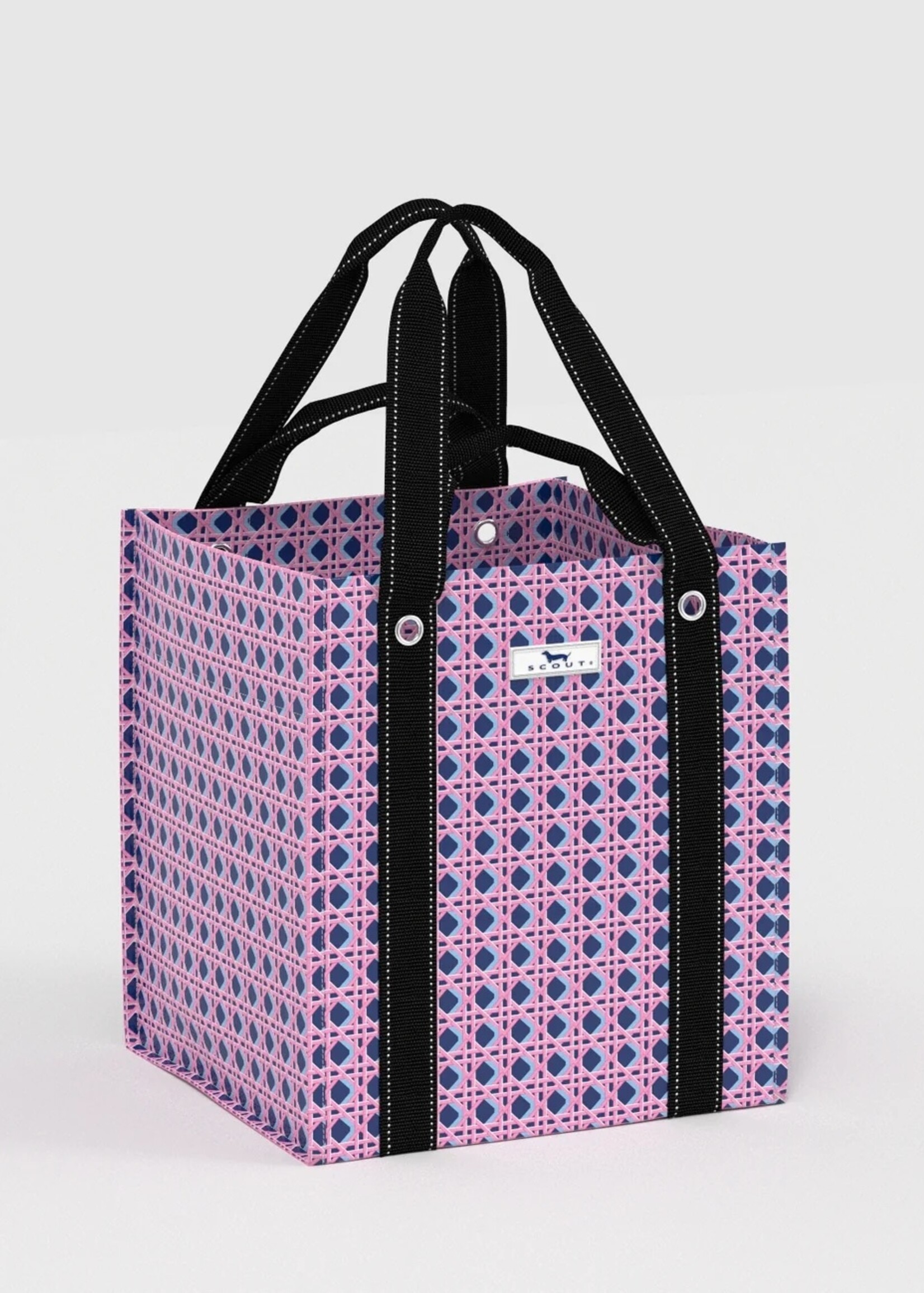 scout by bungalow Scout Bagette Market Tote Wisteria Cane
