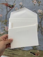 Embossed Graphics Constance Note Cards set of 100 (thru August 15th)