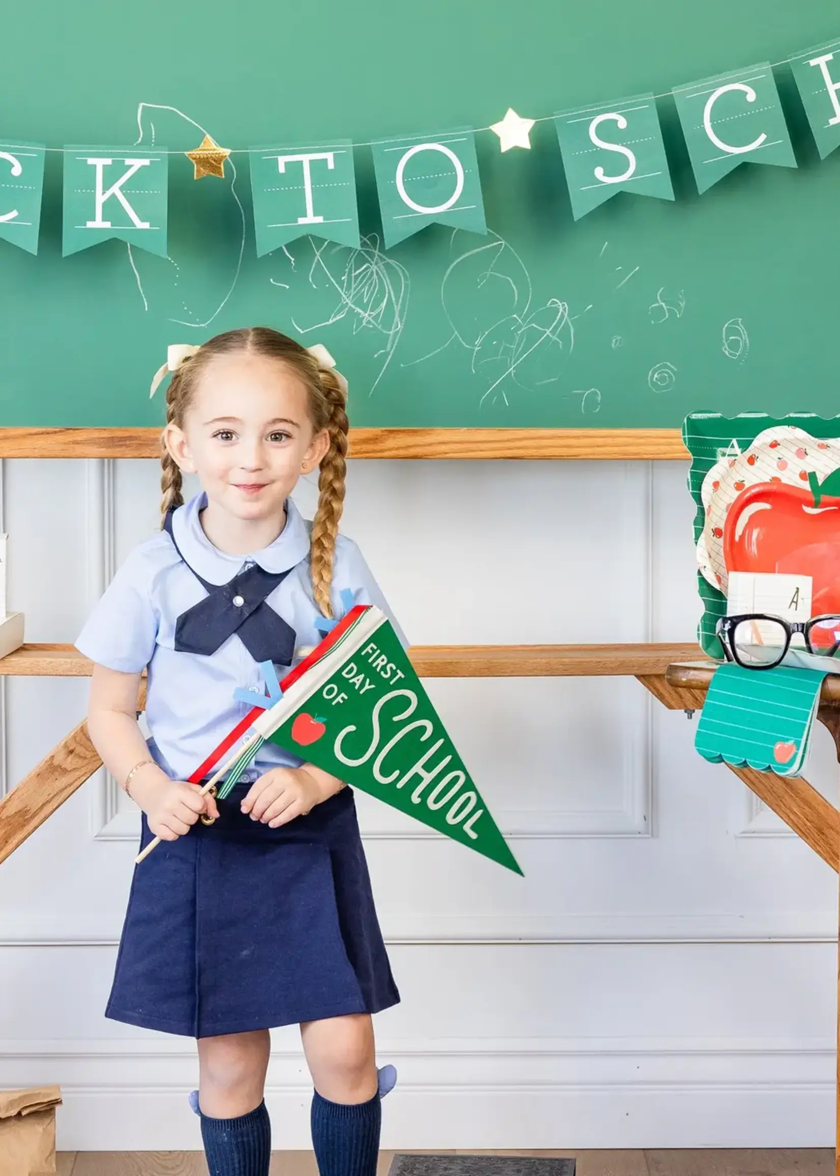 my minds eye First Day of School Pennant