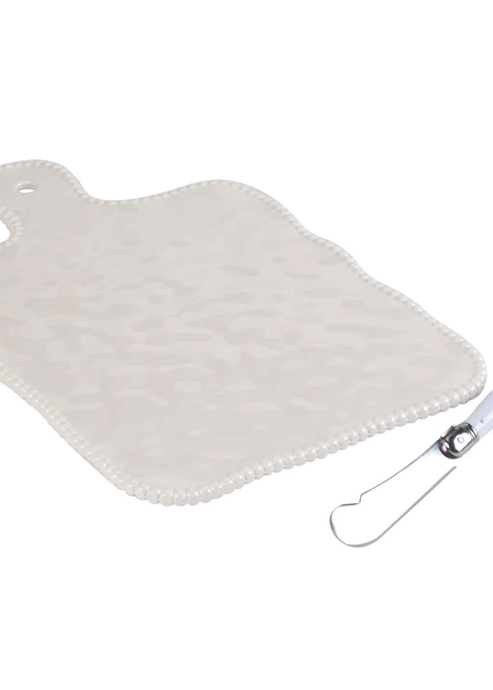 certified international Perlette Cheese Board with Knife