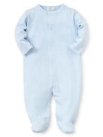 Kissy Kissy Blue/White Kissy Basics Footie NEW 3-6M