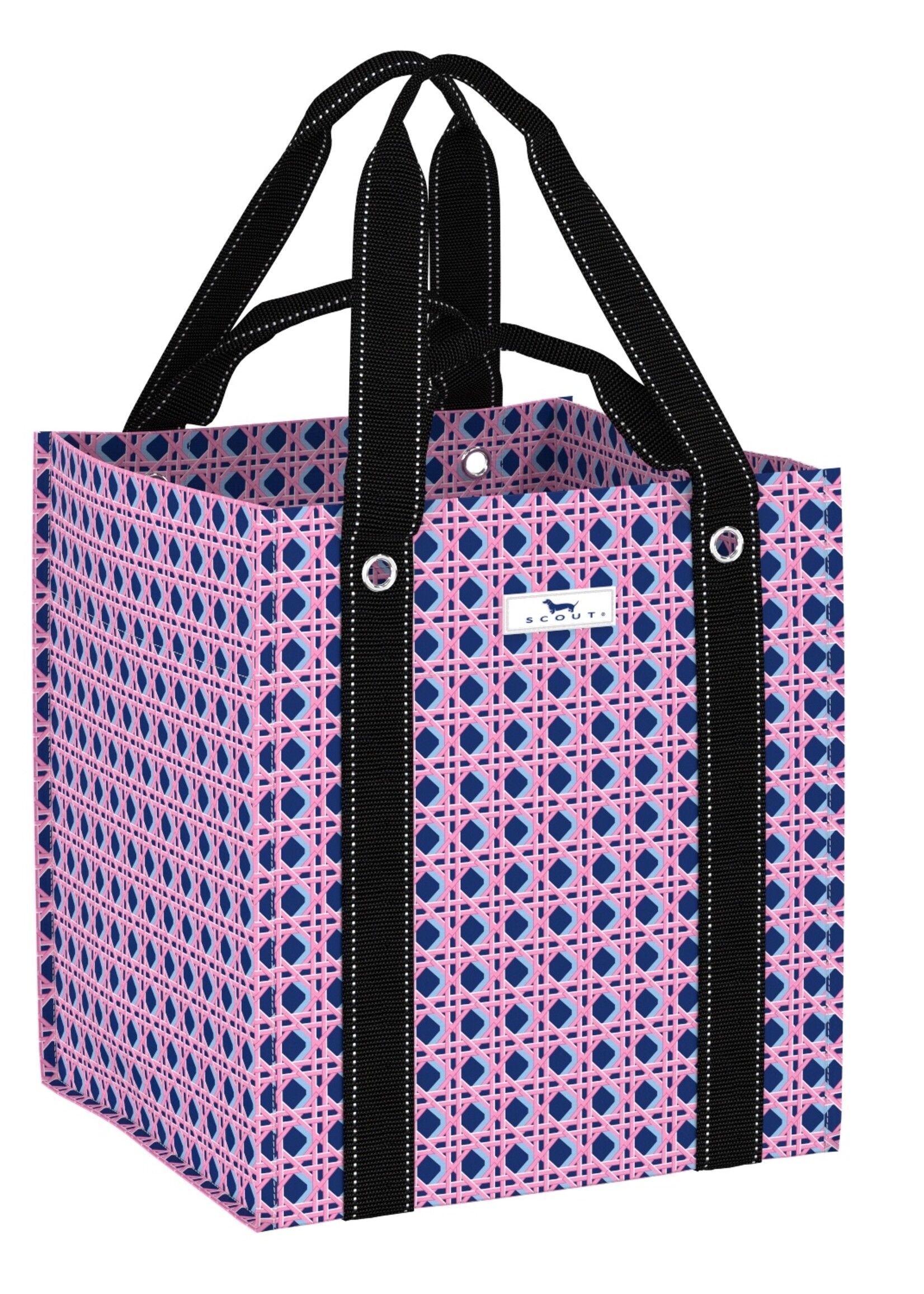 scout by bungalow Scout Bagette Market Tote Wisteria Cane