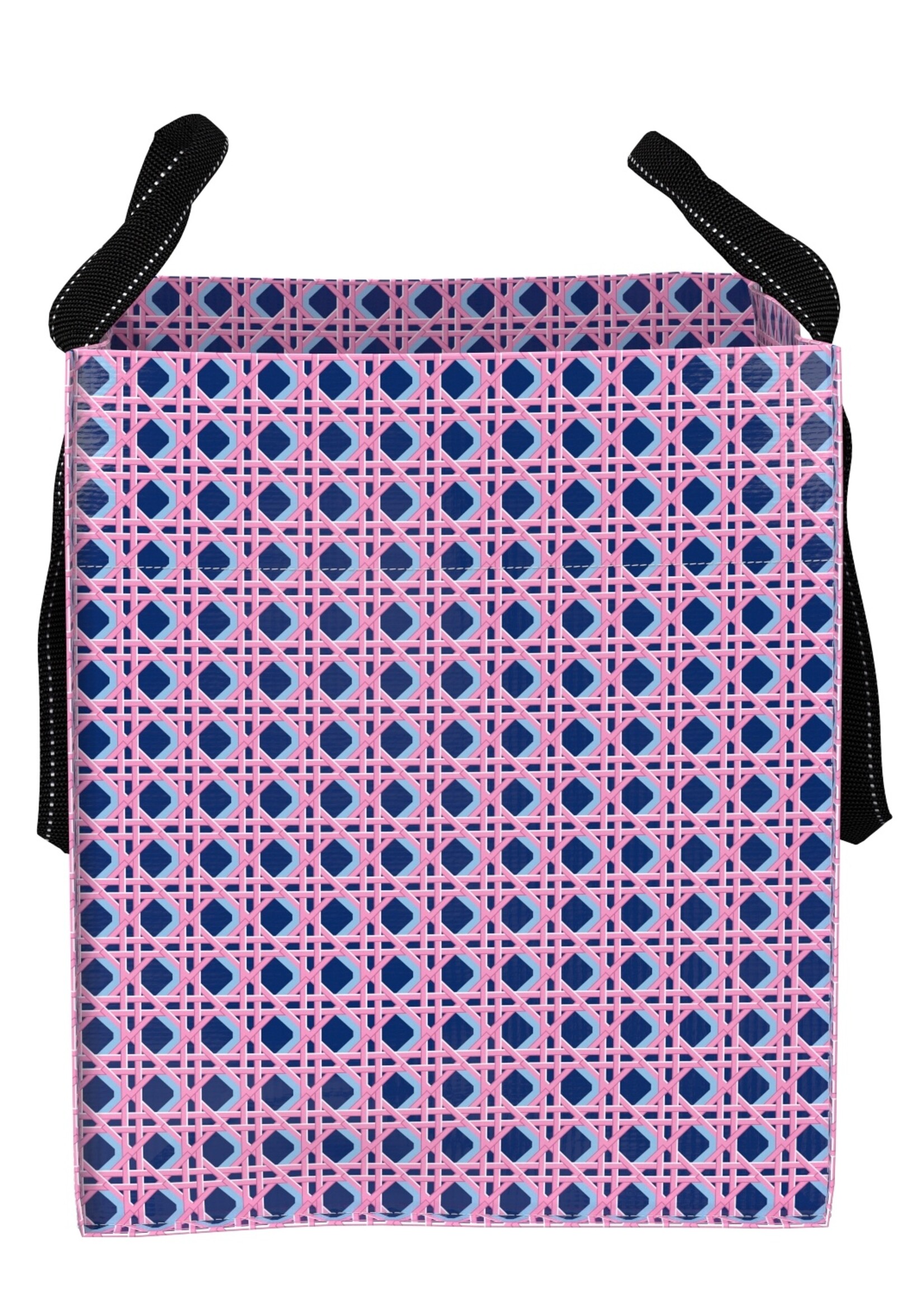 scout by bungalow Scout Bagette Market Tote Wisteria Cane