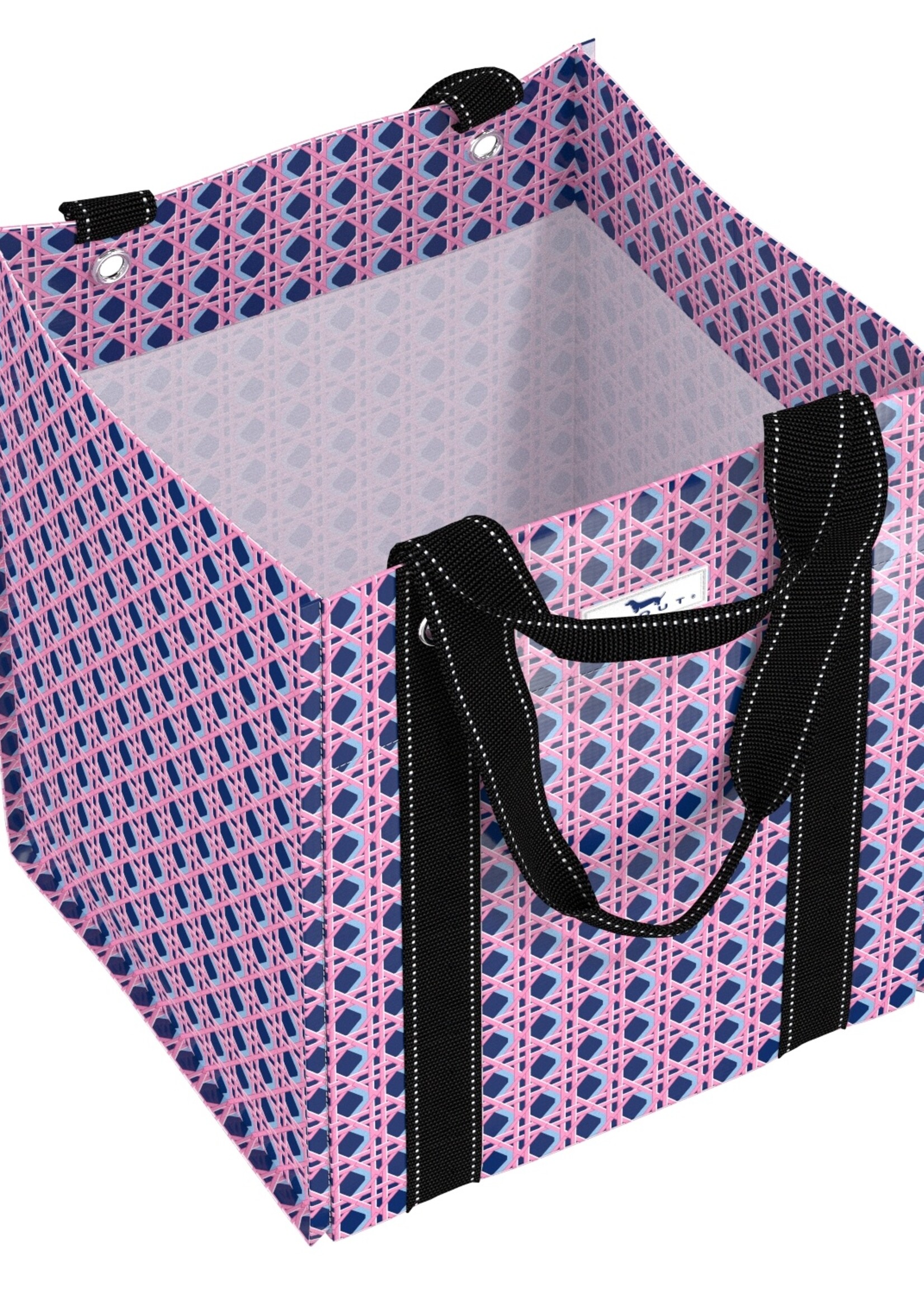 scout by bungalow Scout Bagette Market Tote Wisteria Cane