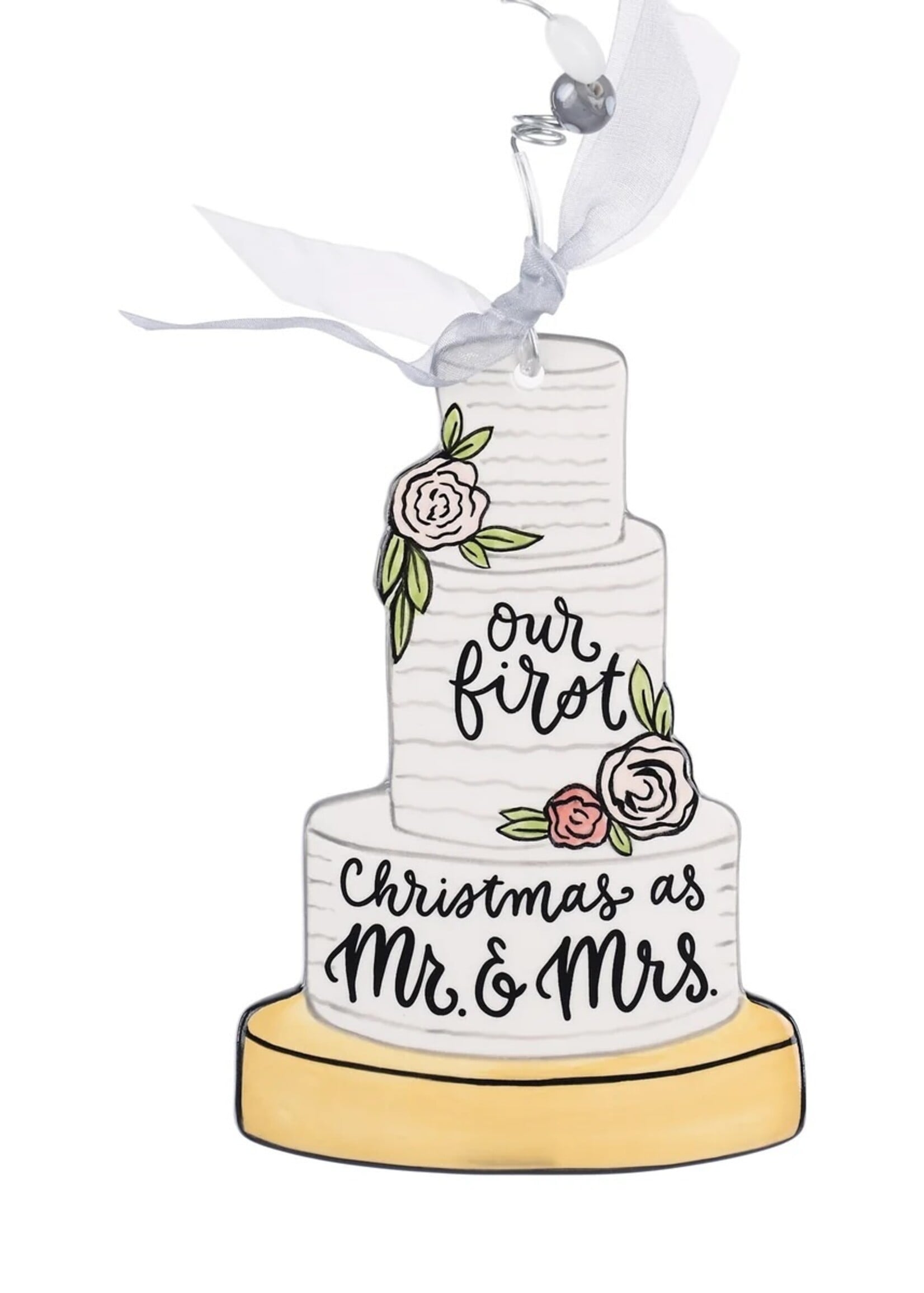 Glory Haus Wedding Cake Flat Ornament