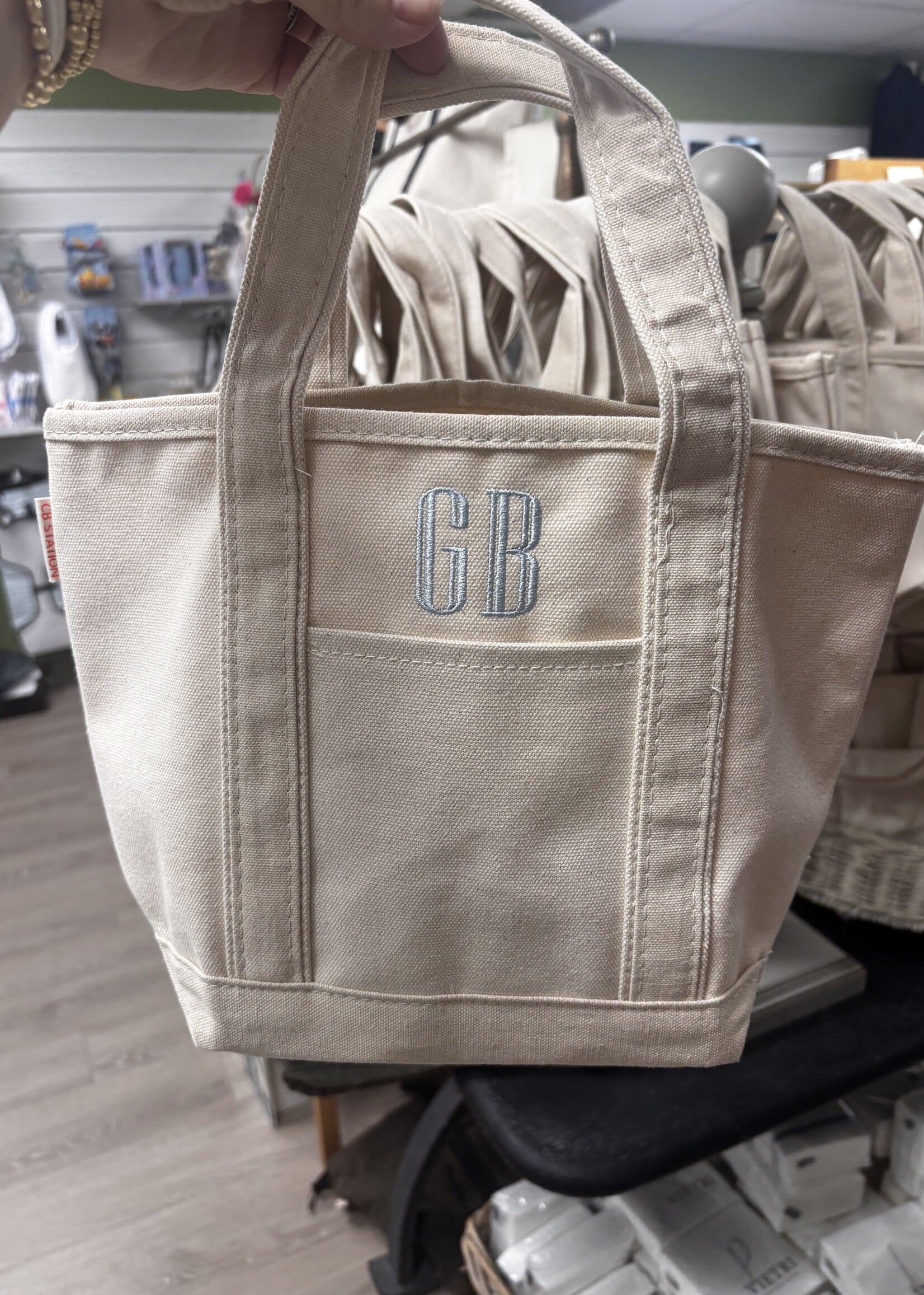 CB Station Handy Open Top Tote Natural