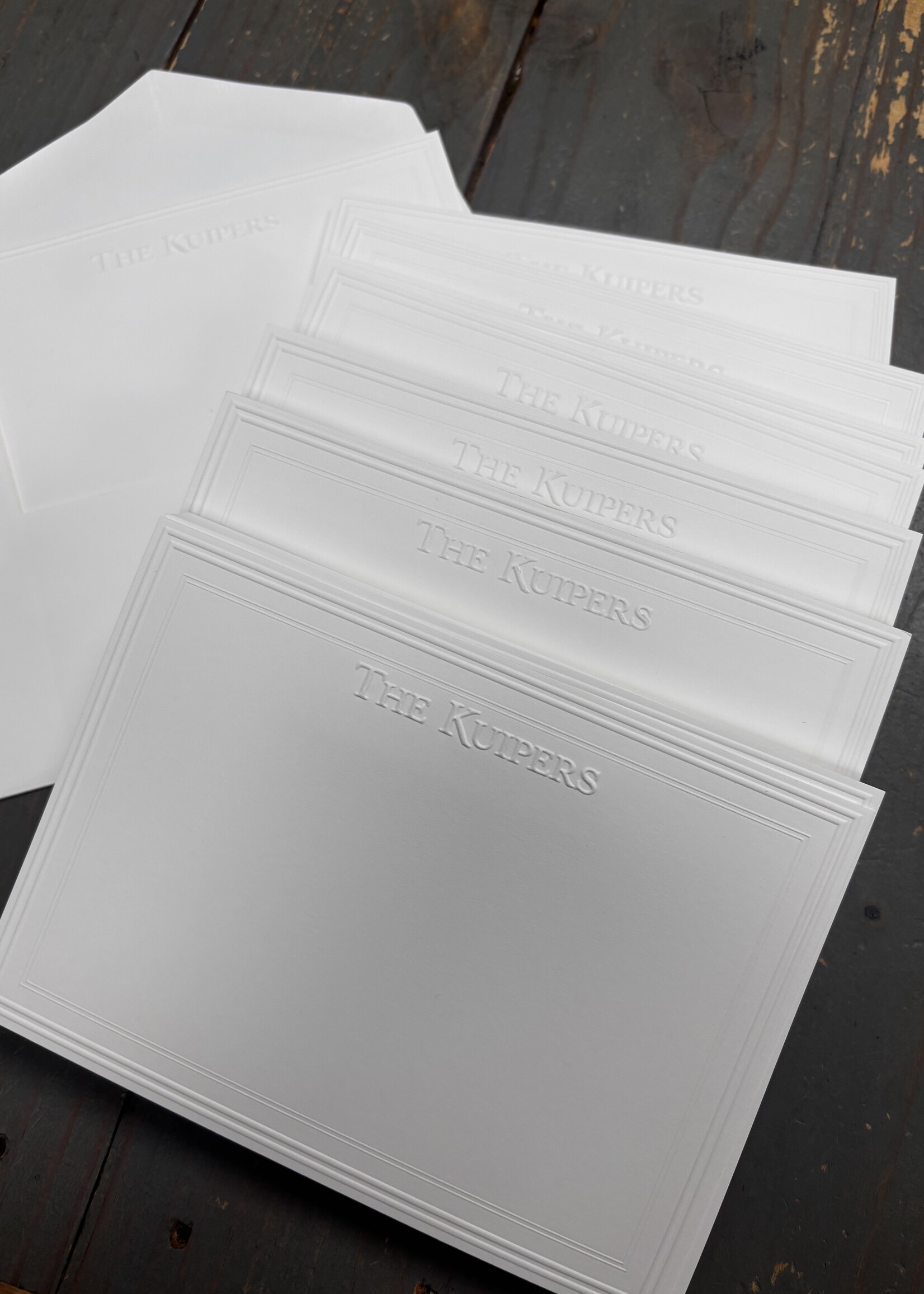 Embossed Graphics Constance Note Cards set of 100 (thru August 15th)