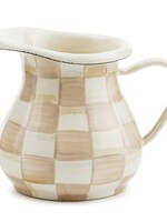 Mackenzie-Childs Mocha Check Creamer