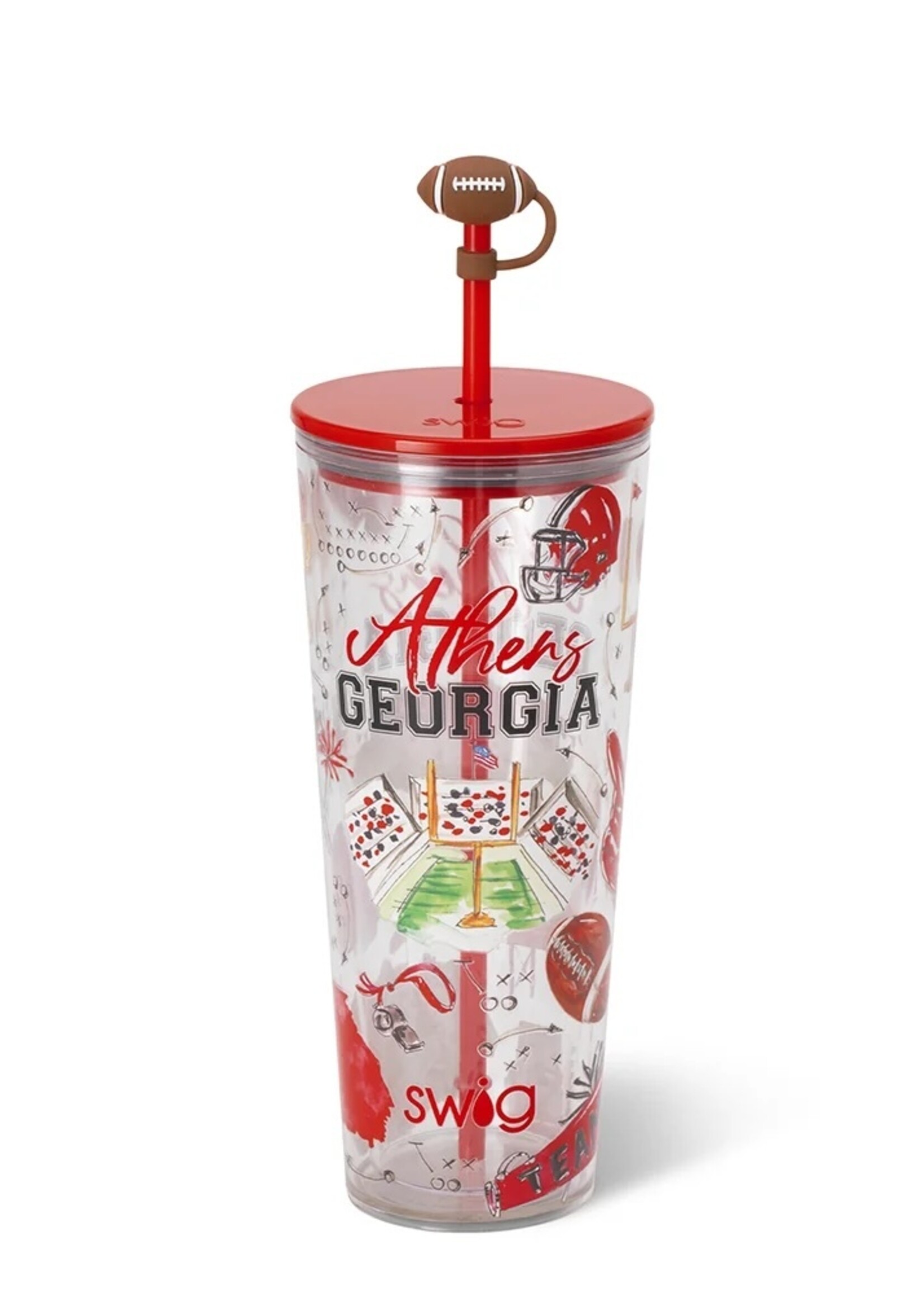 swig Tailgates in Athens Plastic Tumbler 24 oz