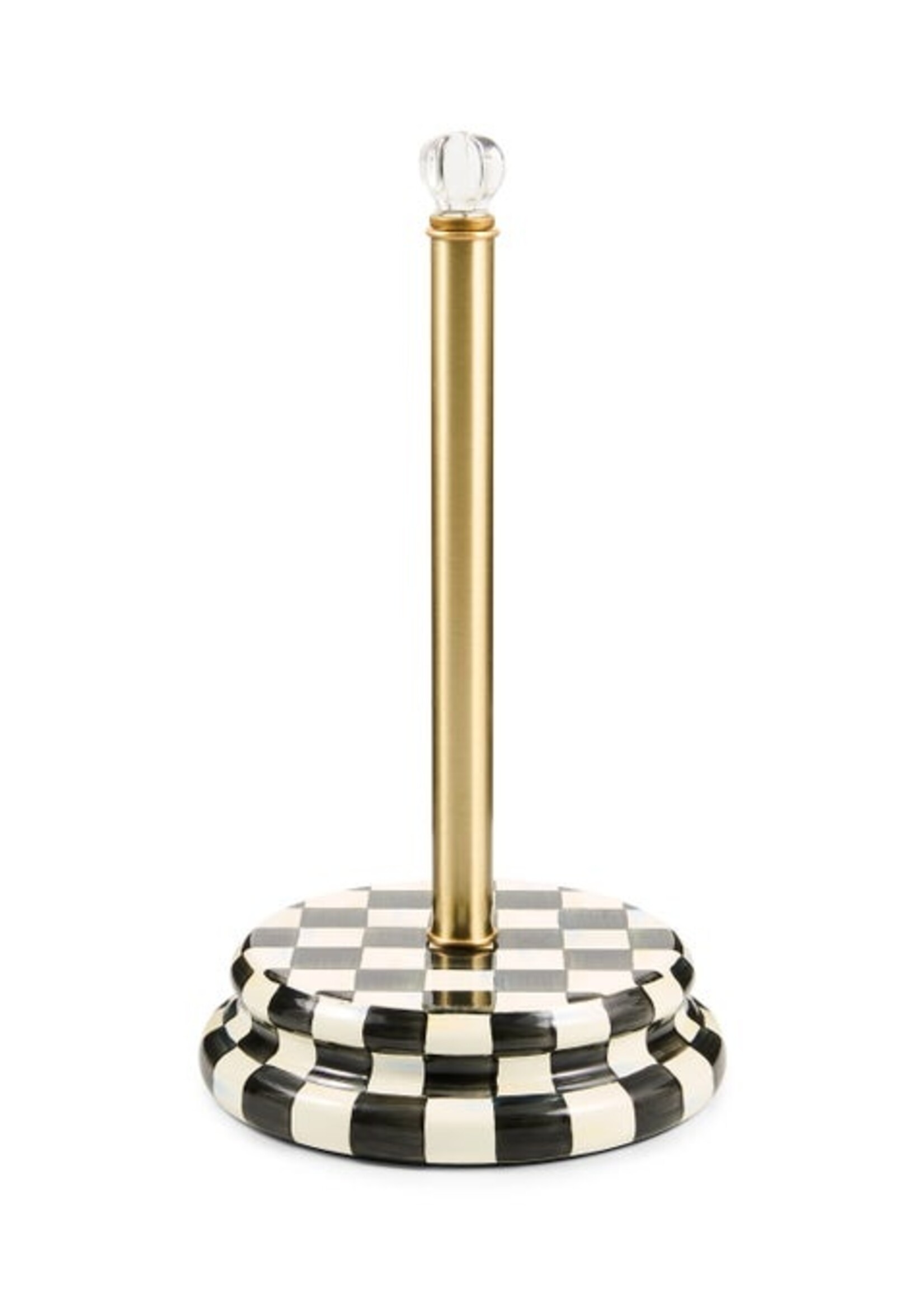 Mackenzie-Childs Courtly Check Paper Towel Holder