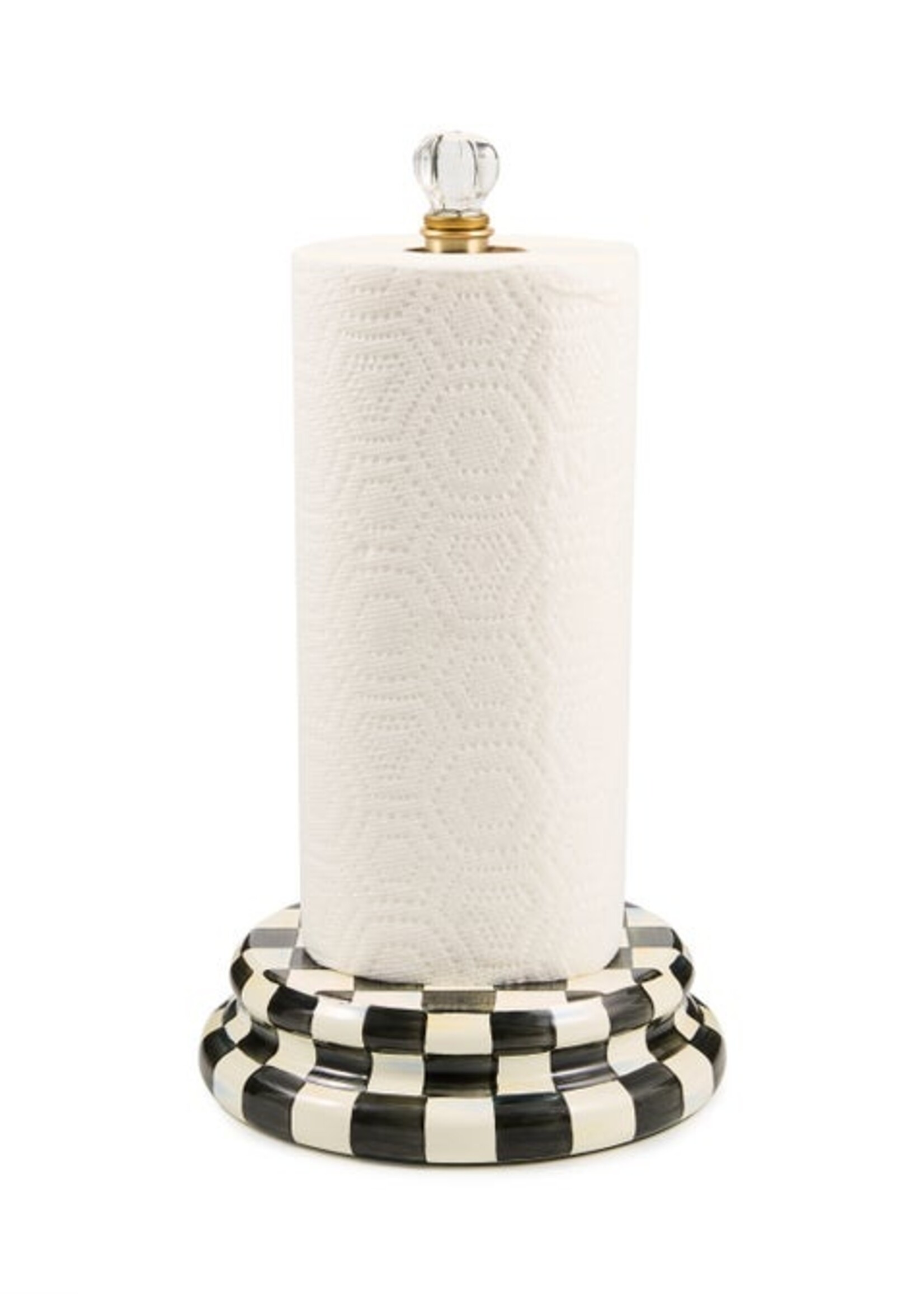 Mackenzie-Childs Courtly Check Paper Towel Holder