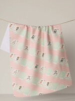 geometry Tile Parade Tea Towel