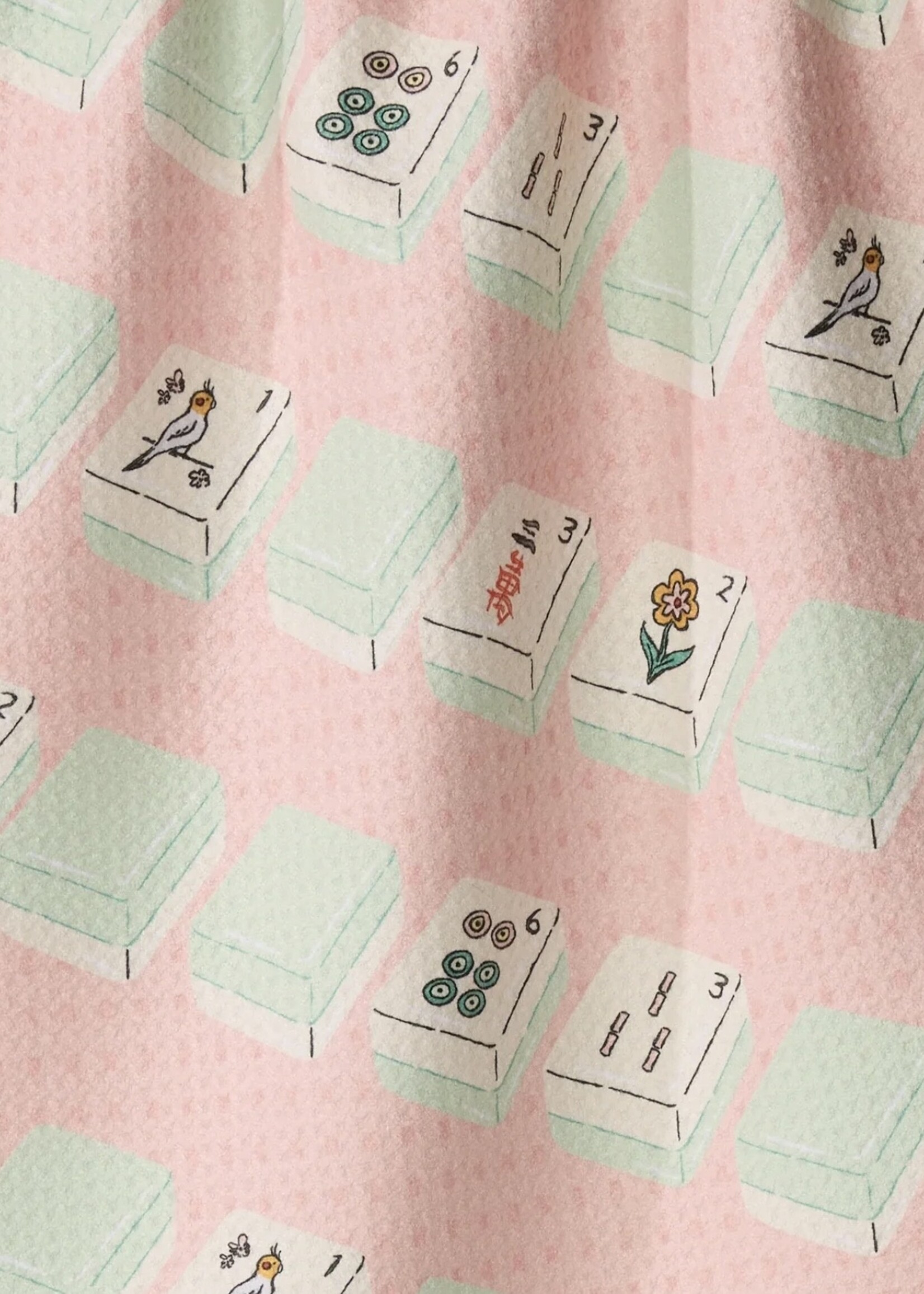 geometry Tile Parade Tea Towel