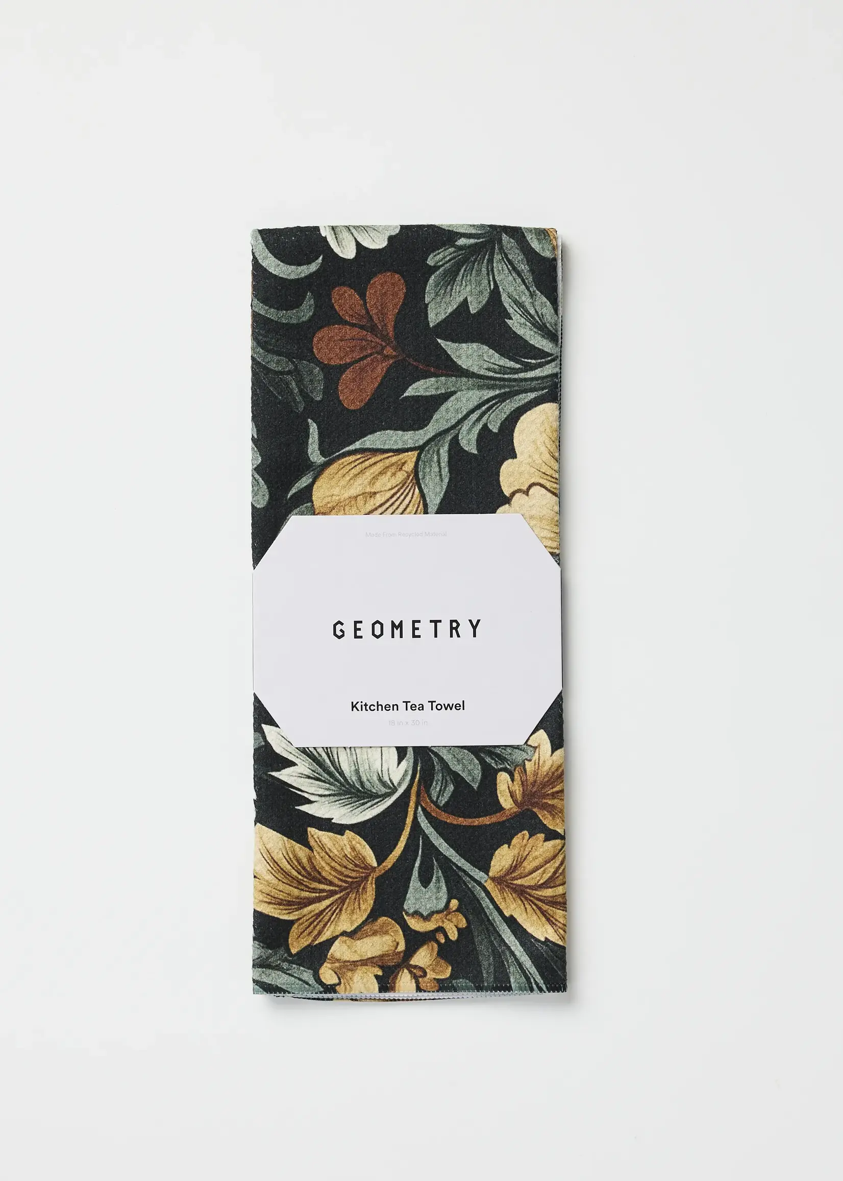 geometry Classic Floral Tea Towel