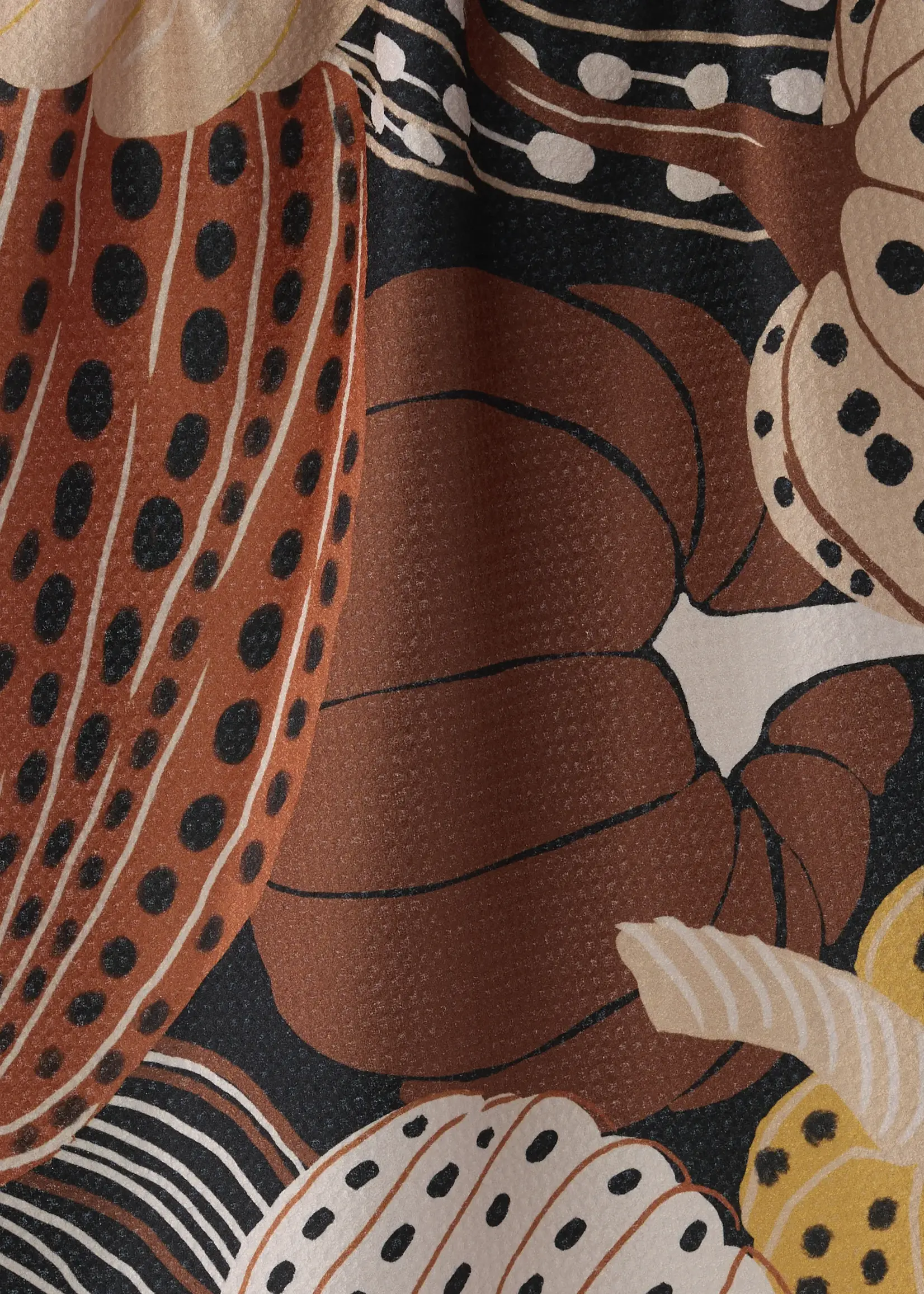 geometry Painted Patch Tea Towel