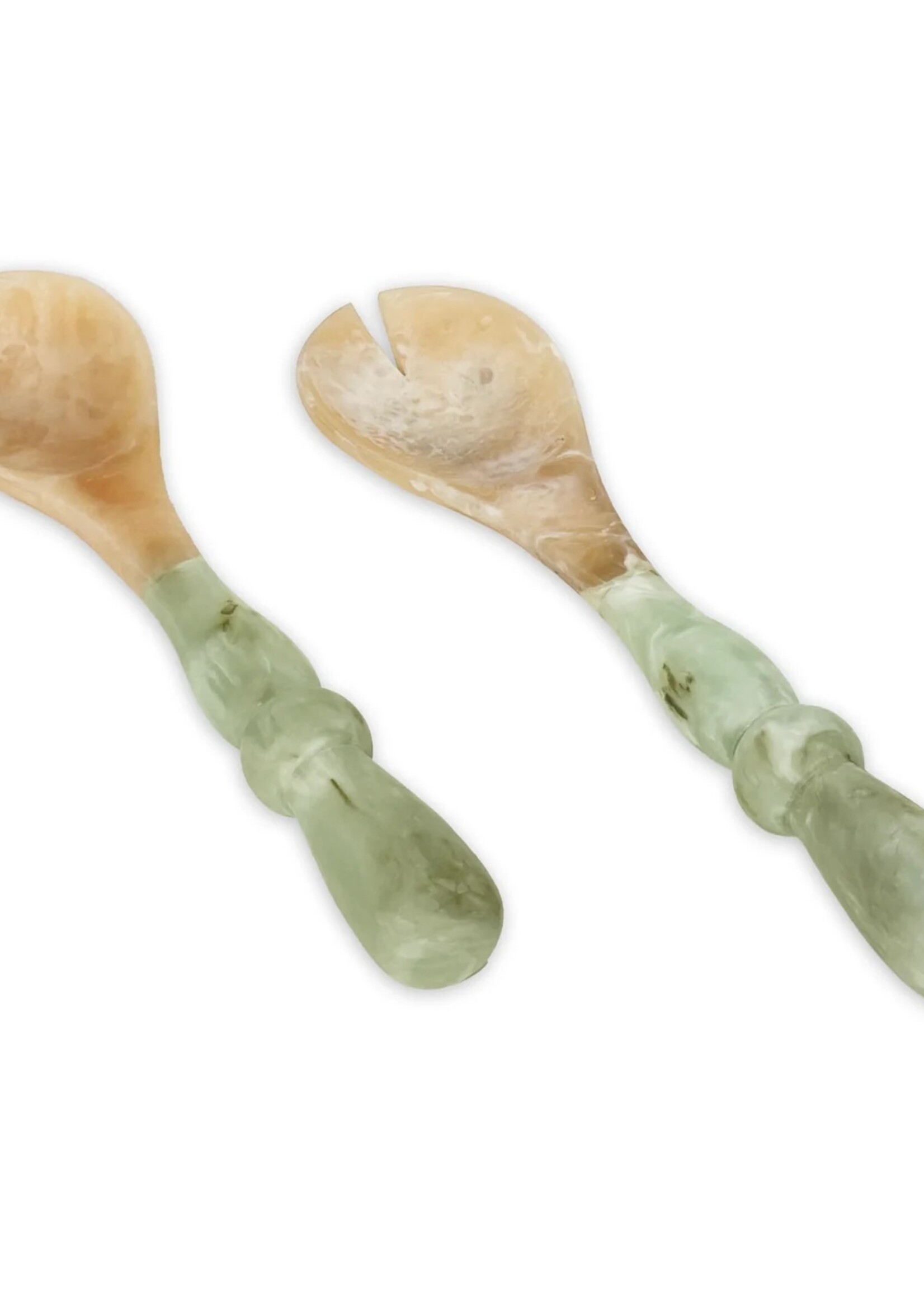 beatriz ball Giada Salad Servers (Jade Swirl)