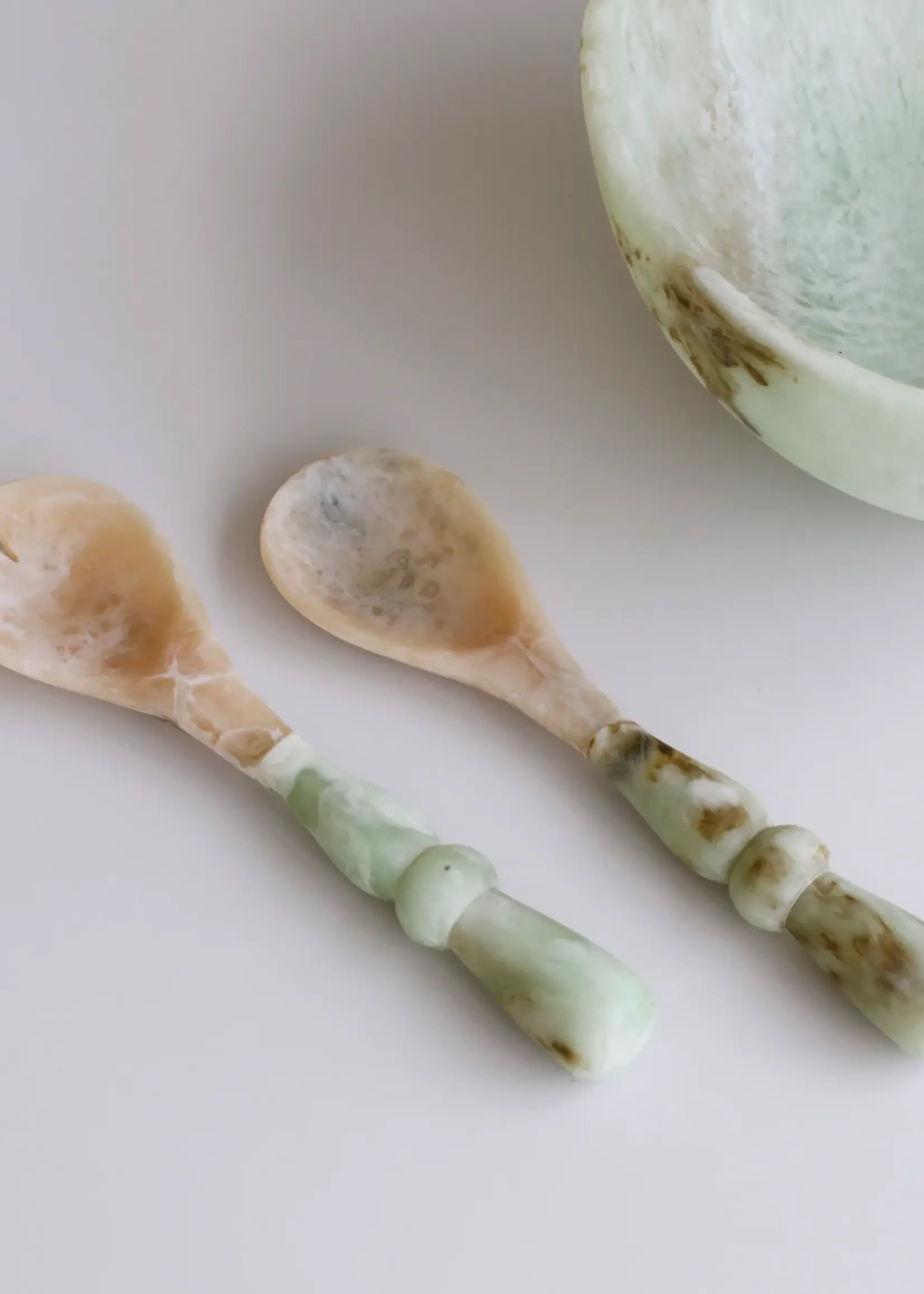 beatriz ball Giada Salad Servers (Jade Swirl)