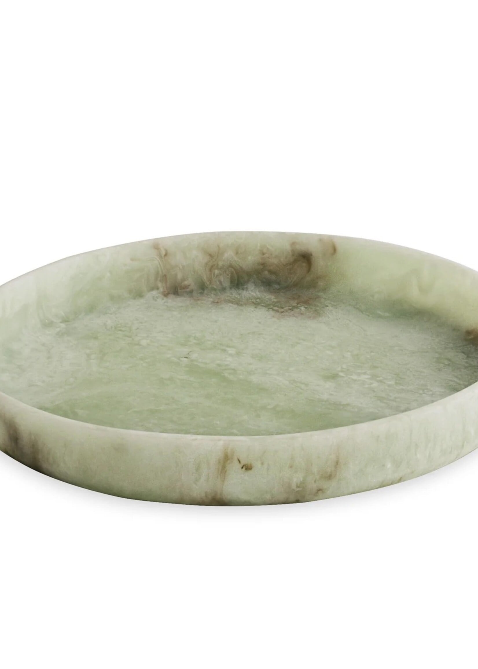 beatriz ball Giada Round Tray (Jade Swirl)
