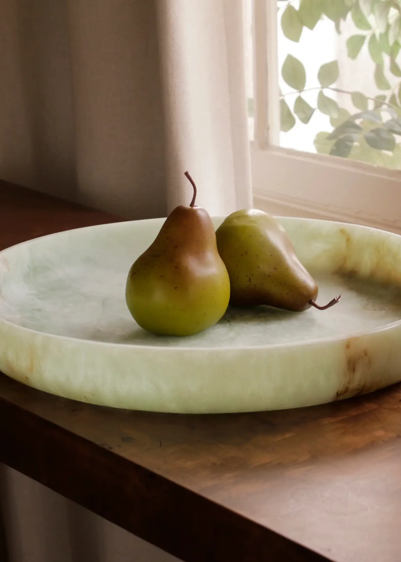 beatriz ball Giada Round Tray (Jade Swirl)