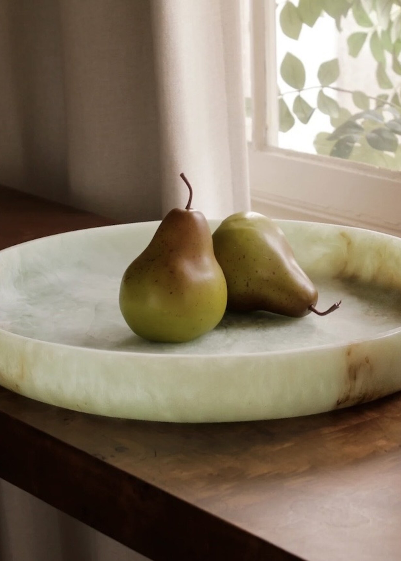 beatriz ball Giada Round Tray (Jade Swirl)