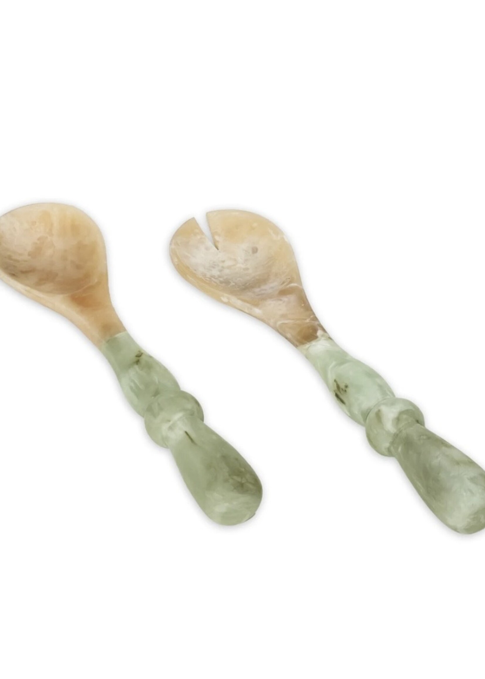 beatriz ball Giada Salad Servers (Jade Swirl)
