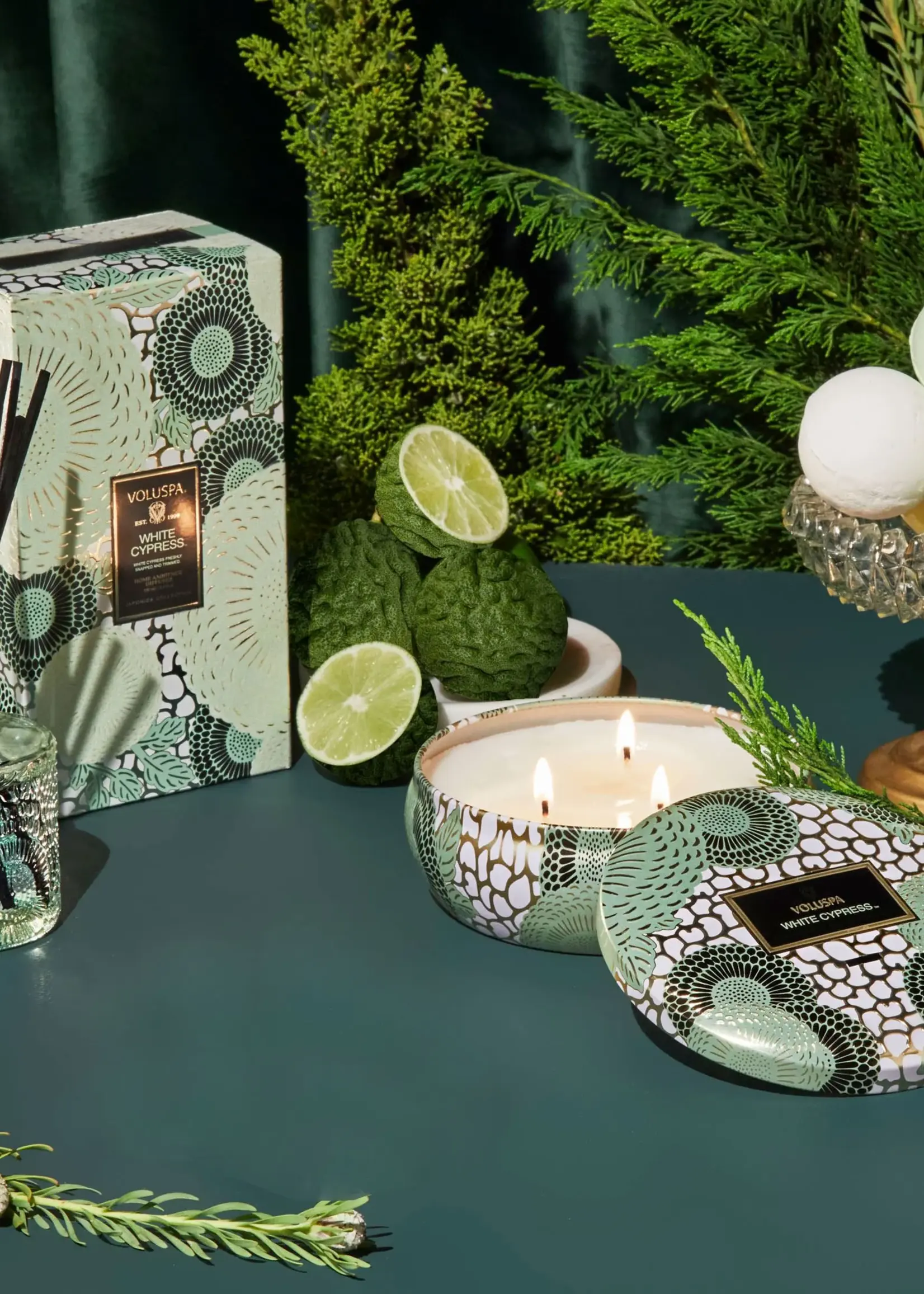 voluspa Voluspa White Cypress Reed Diffuser