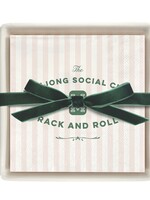 Santa Barbara Design Studio Mahjong Social Club Napkins with Ceramic Tray