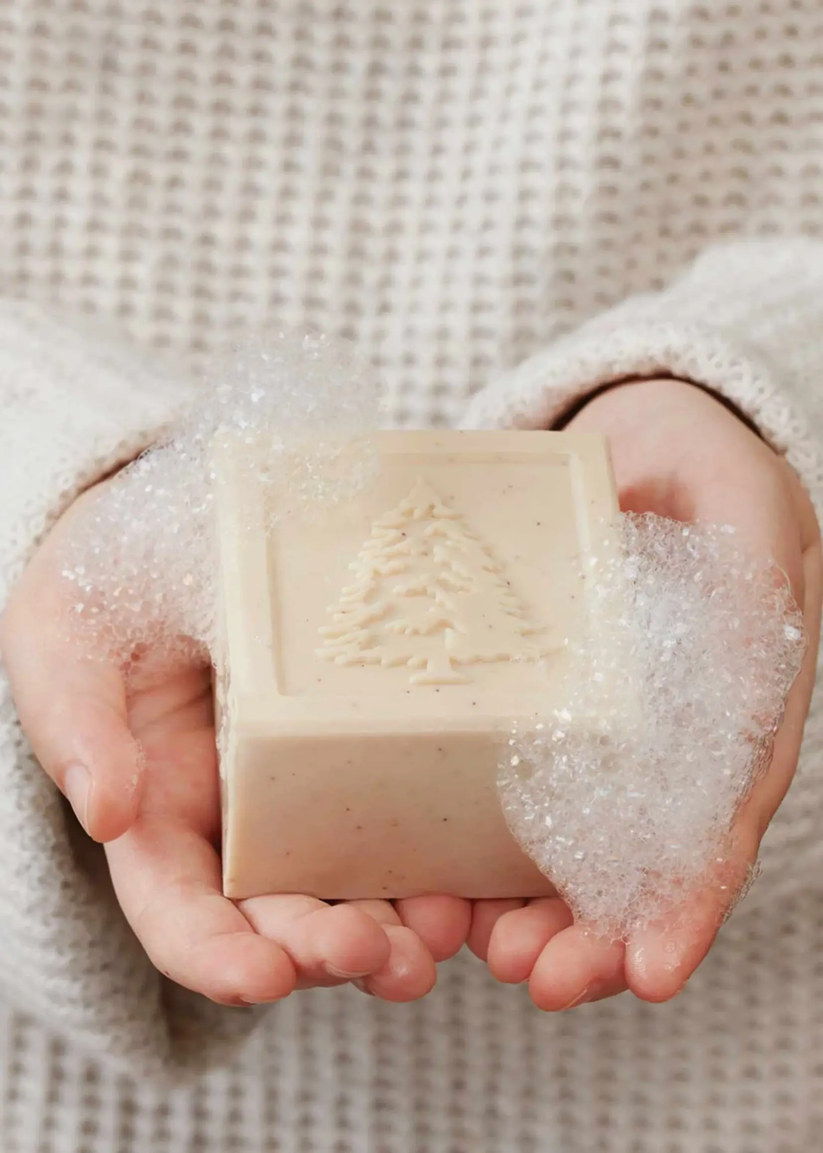 Thymes Frasier Fir Bar Soap & Dish Set