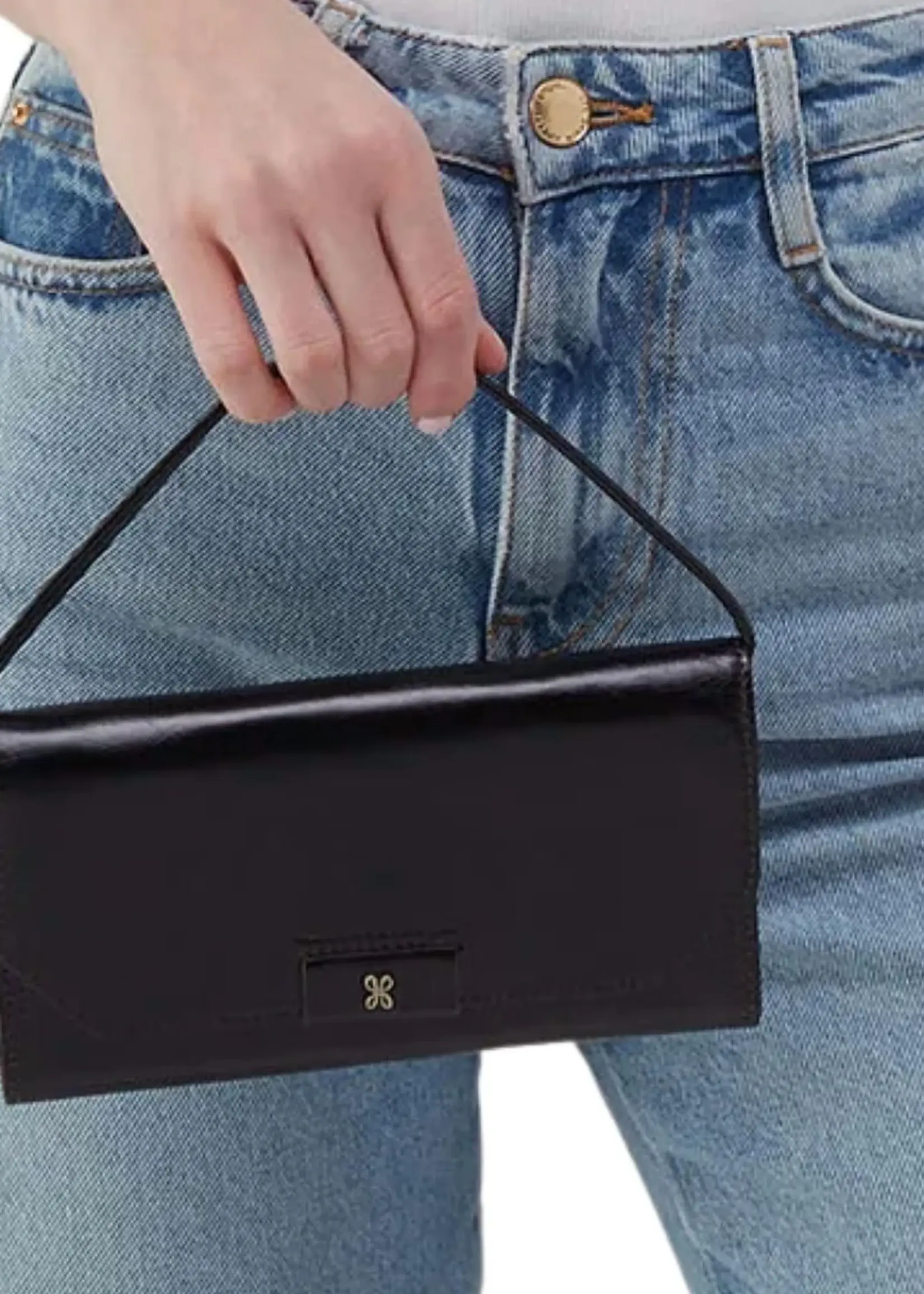 hobo Romy Wallet Crossbody - Black