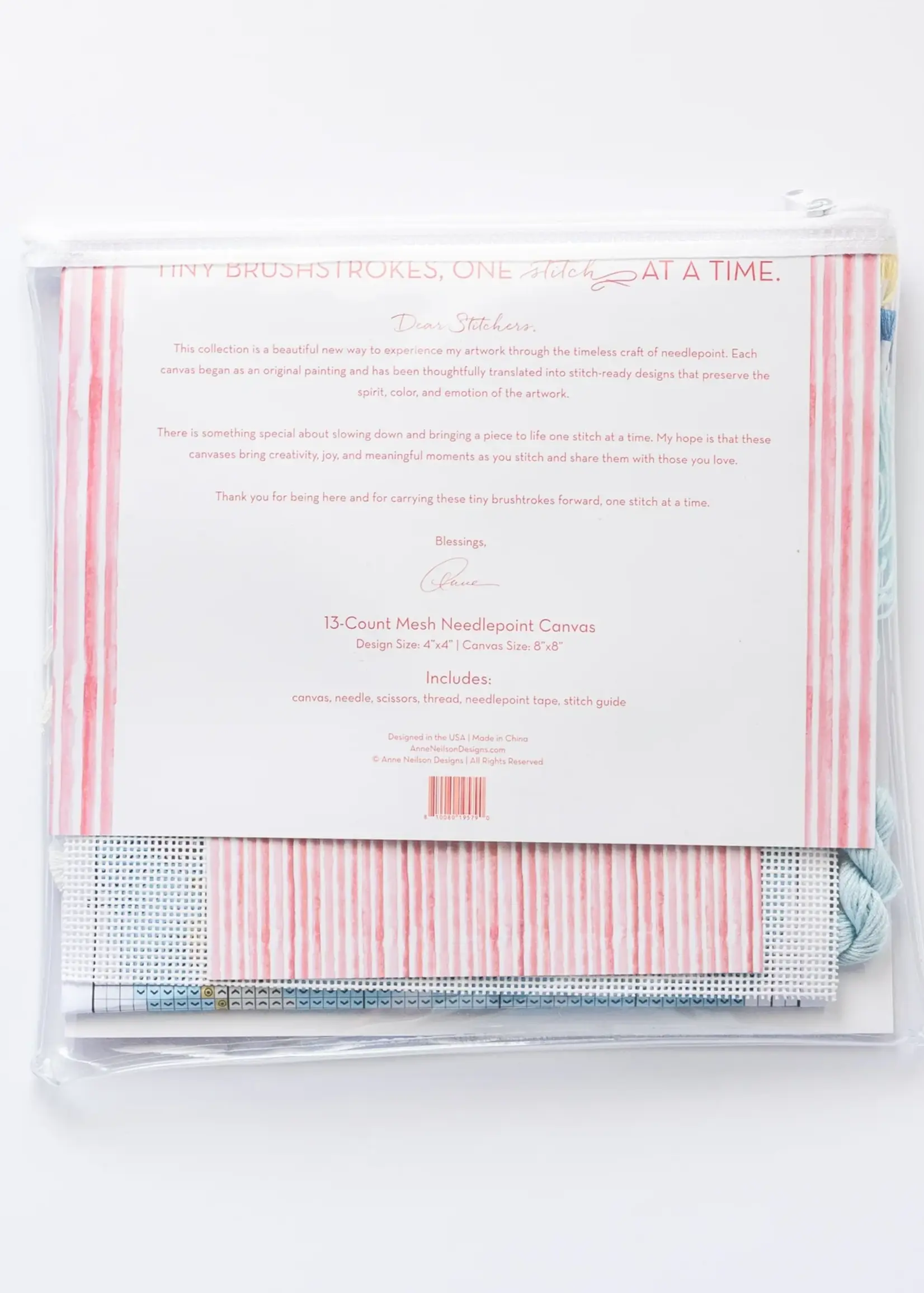 Anne Neilson Home Anne Neilson Blue Angel Needlepoint Kit