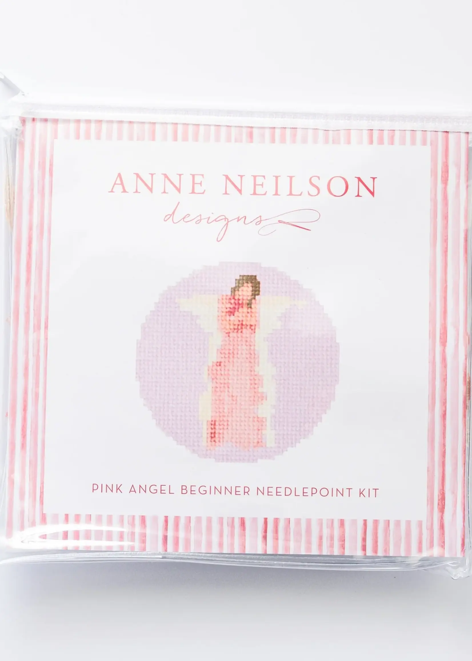 Anne Neilson Home Anne Neilson Pink Angel Needlepoint Kit