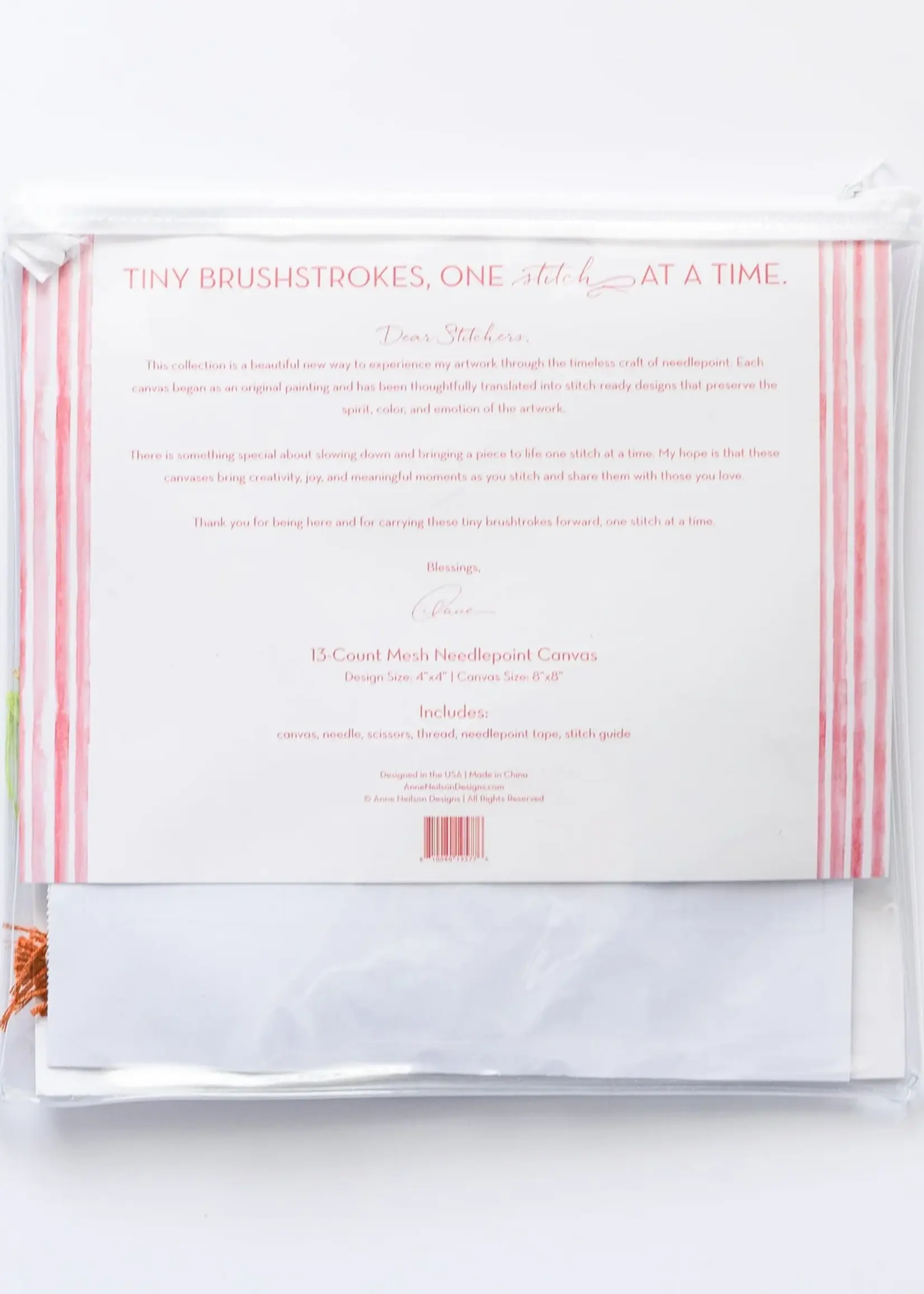Anne Neilson Home Anne Neilson Pink Angel Needlepoint Kit