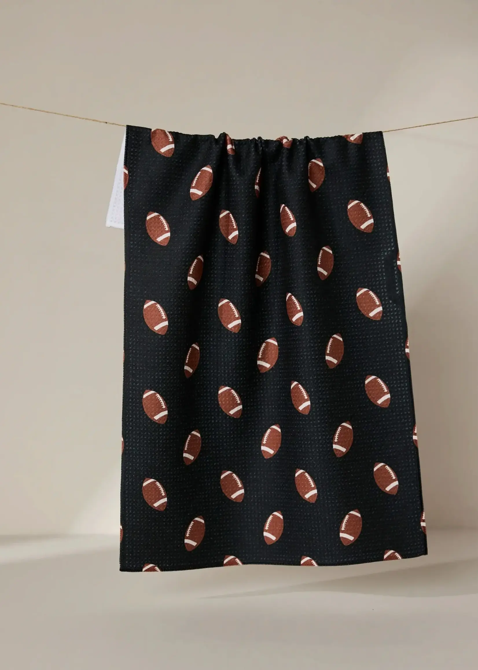 geometry Quarter Back Tea Towel