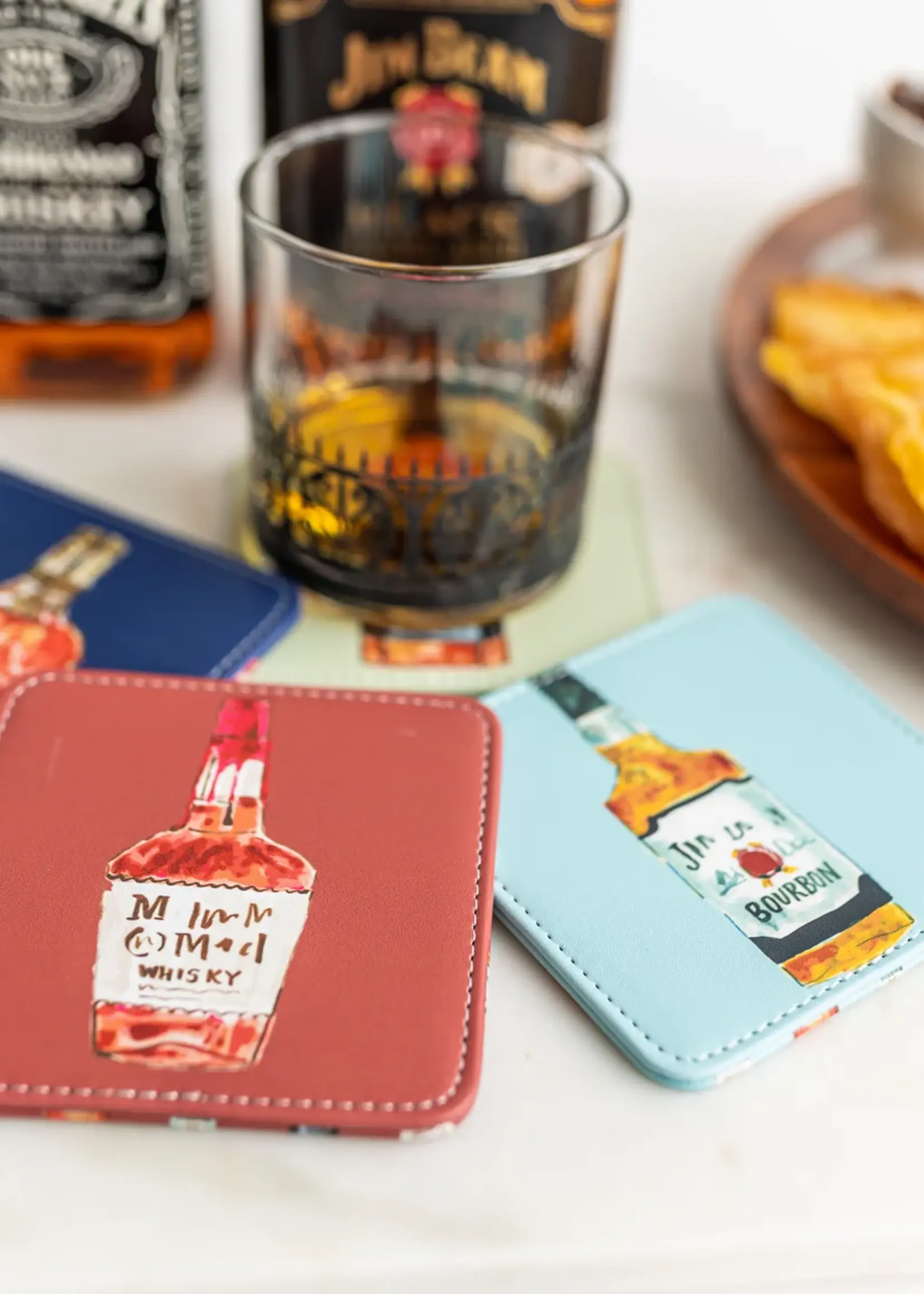 KEVA Coaster Set/4 - Bourbon Trail