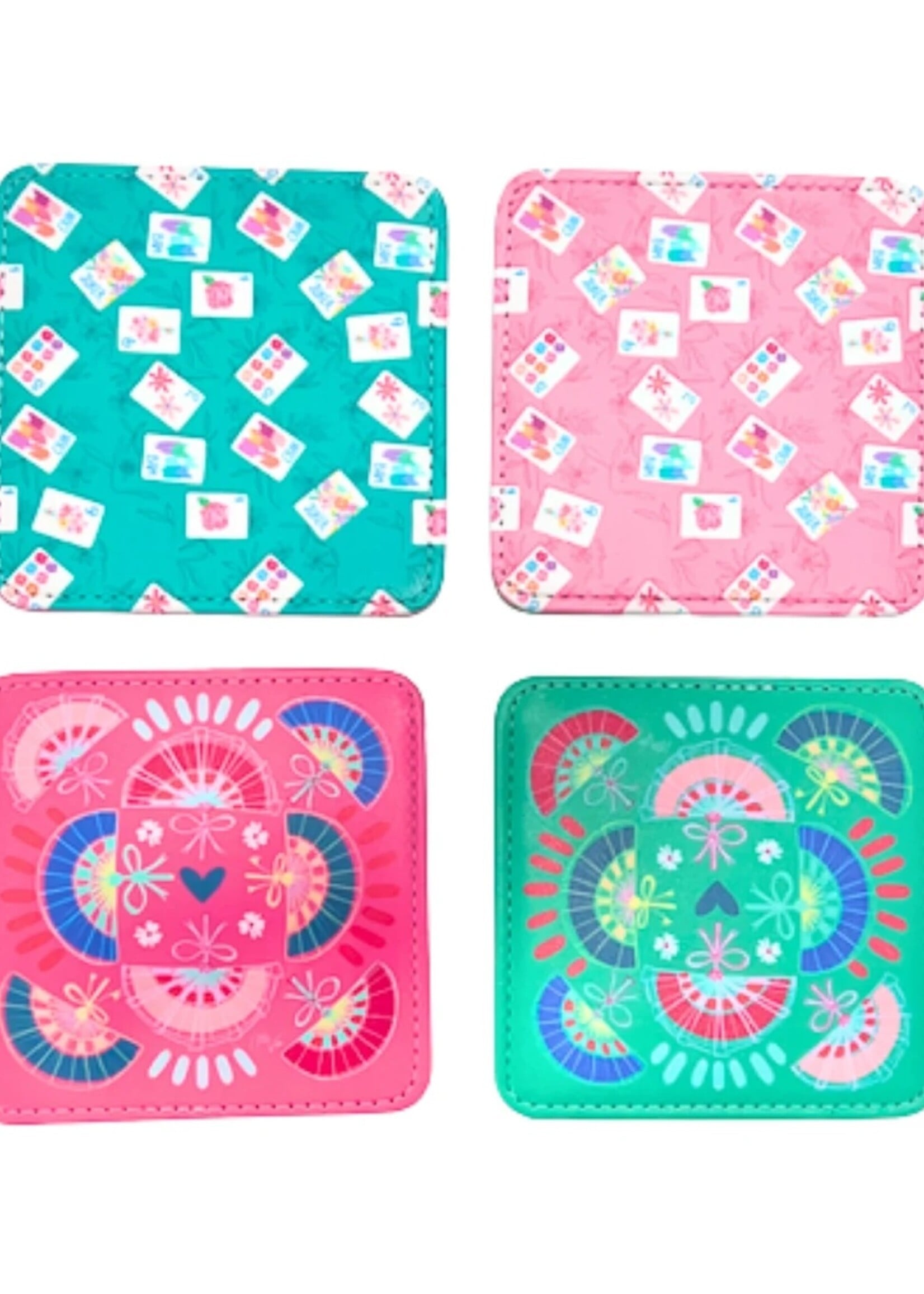 KEVA Coasters Set/4 - Bonjour Mahjong