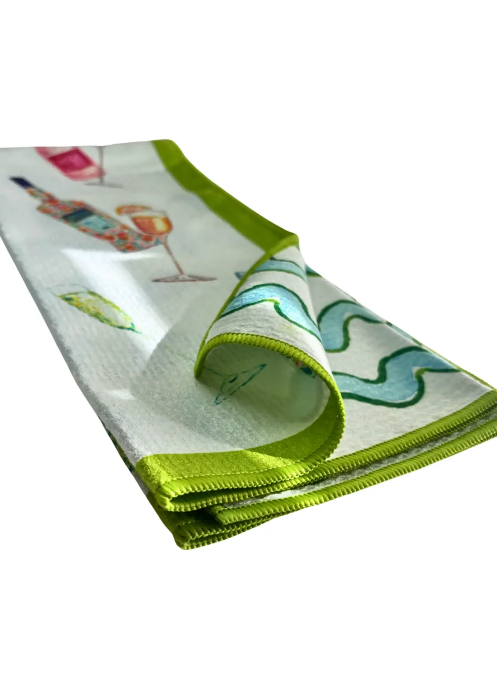 KEVA Double Sided Tea Towel - Cocktails