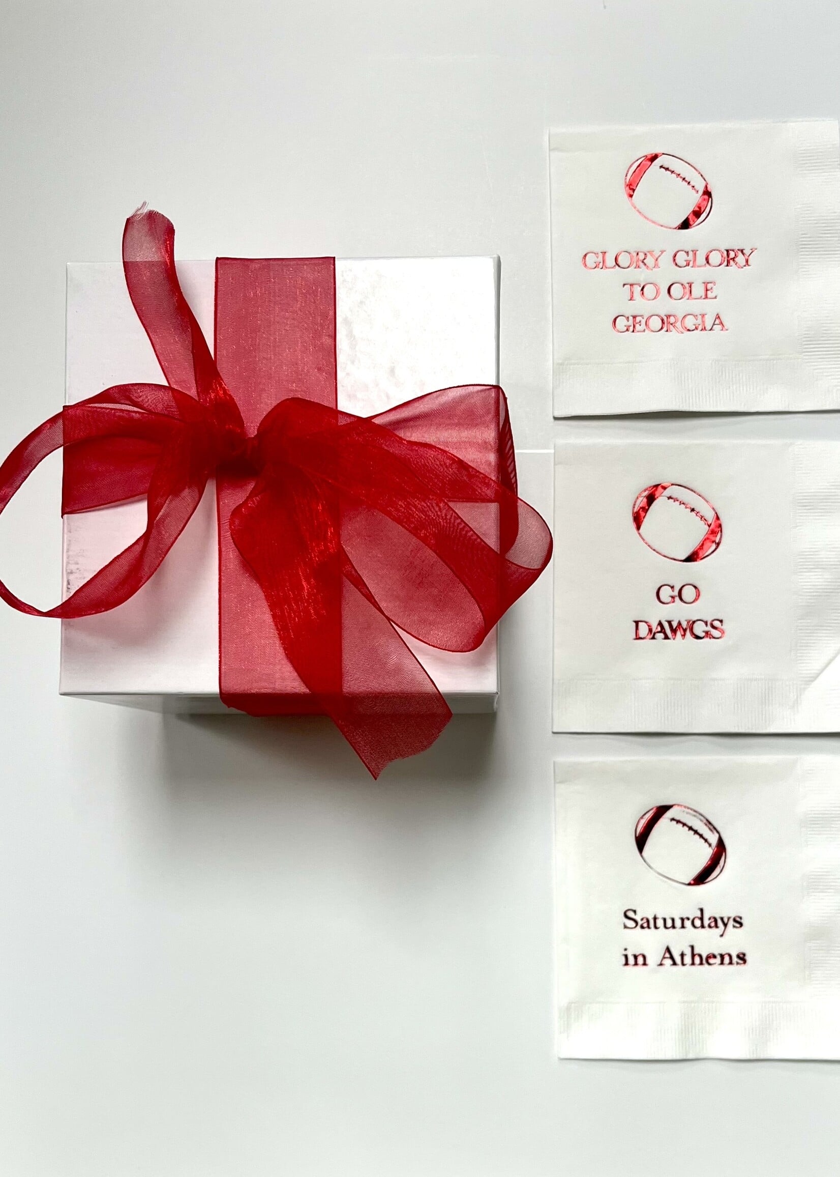 Embossed Graphics Game Day Cocktail Napkins Set of 100
