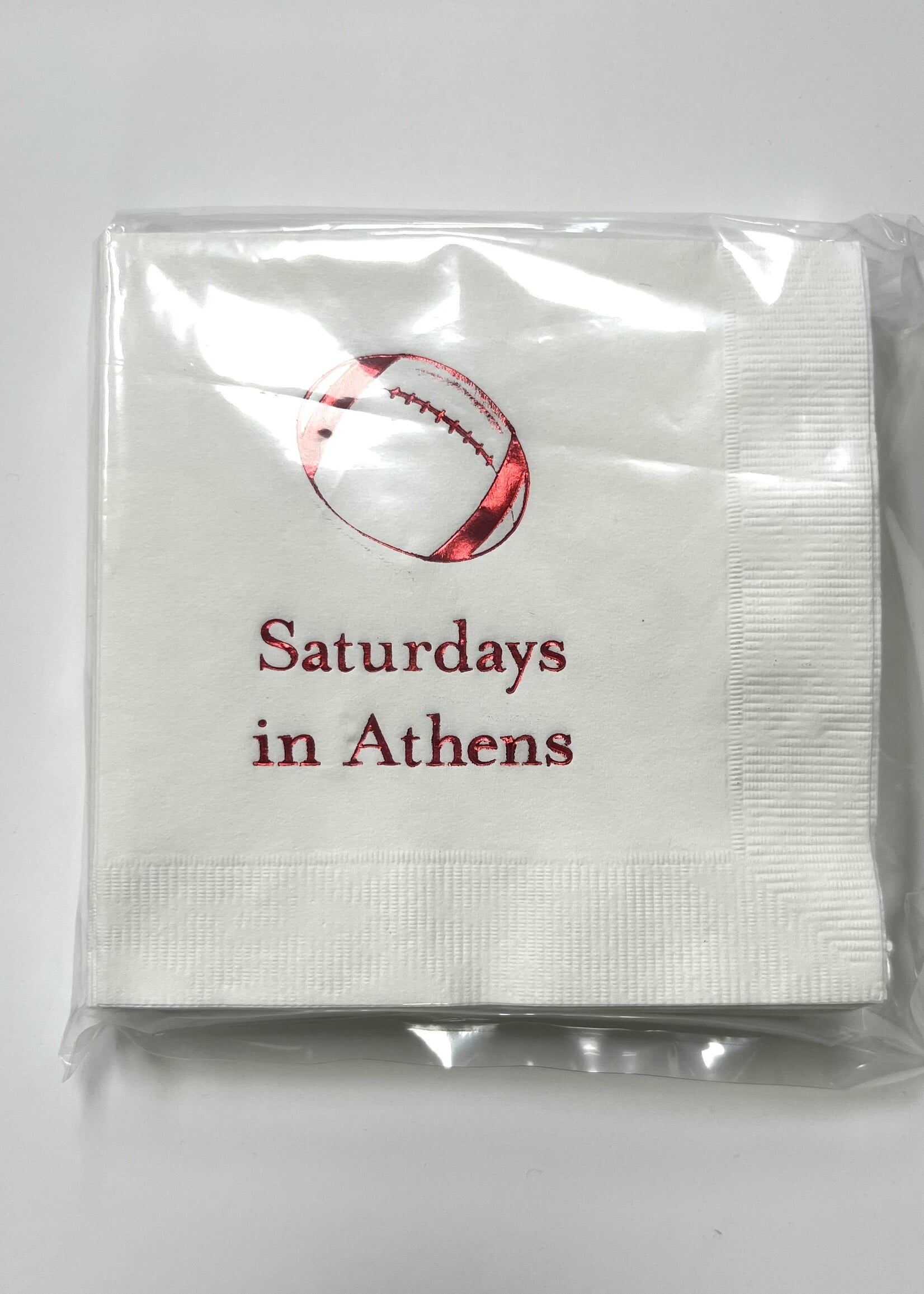 Embossed Graphics Game Day Cocktail Napkins Set of 100