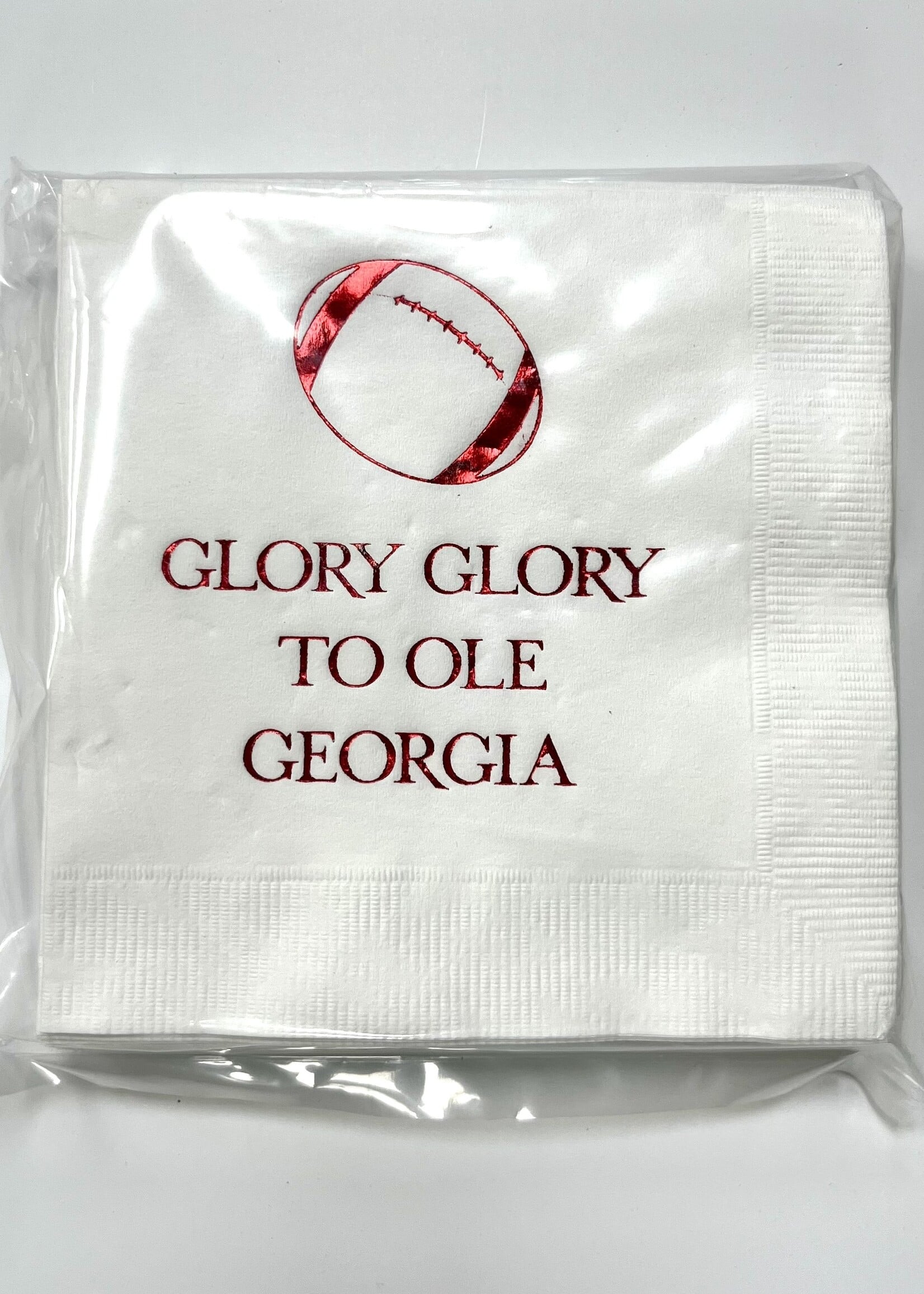 Embossed Graphics Game Day Cocktail Napkins Set of 100