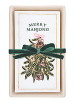 Santa Barbara Design Studio Merry Mahjong Paper Guest Napkins with Tray