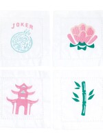 8 Oak Lane Mahjong Cocktail Napkins (set of 4)