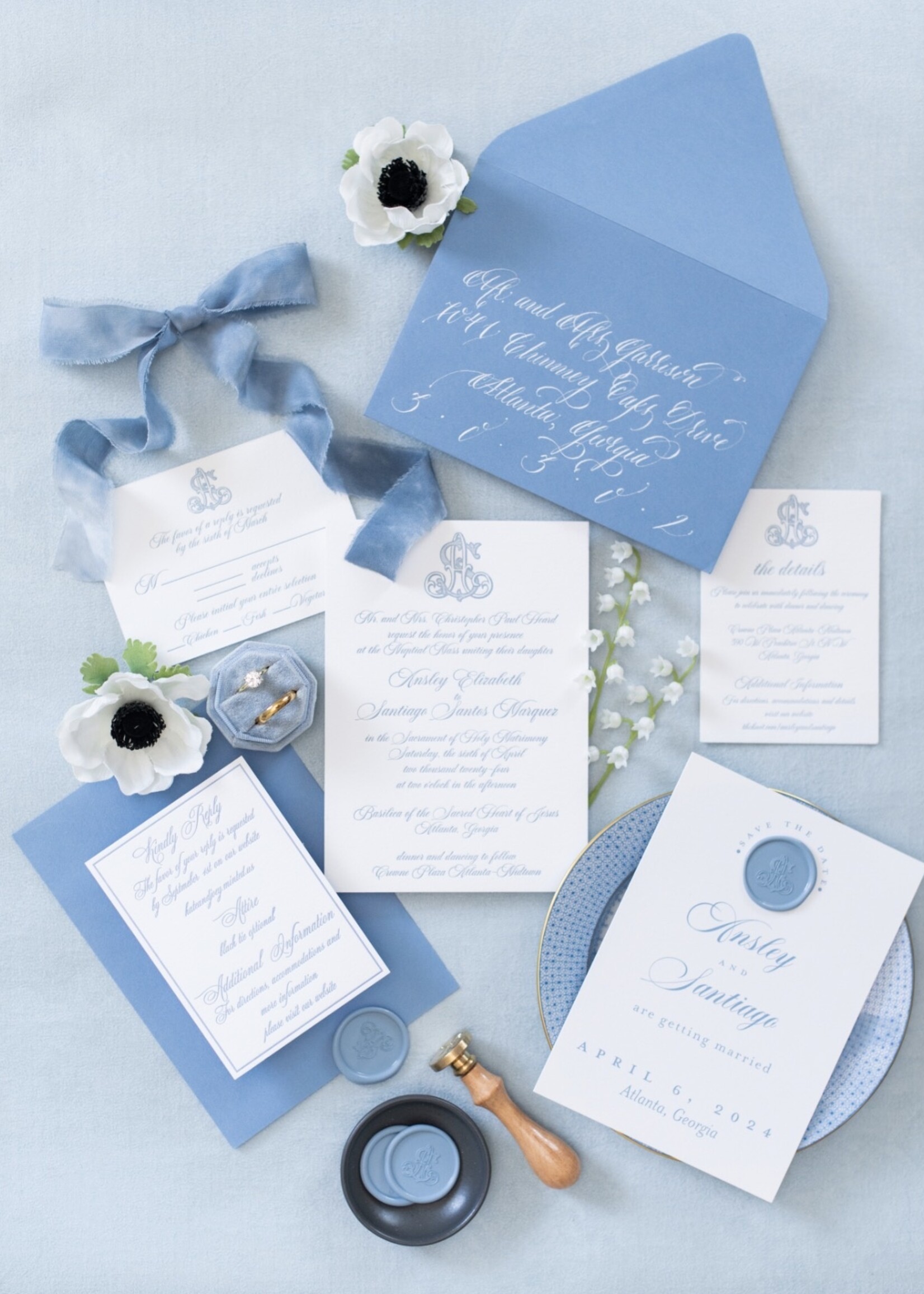 Custom Letterpress Invitation