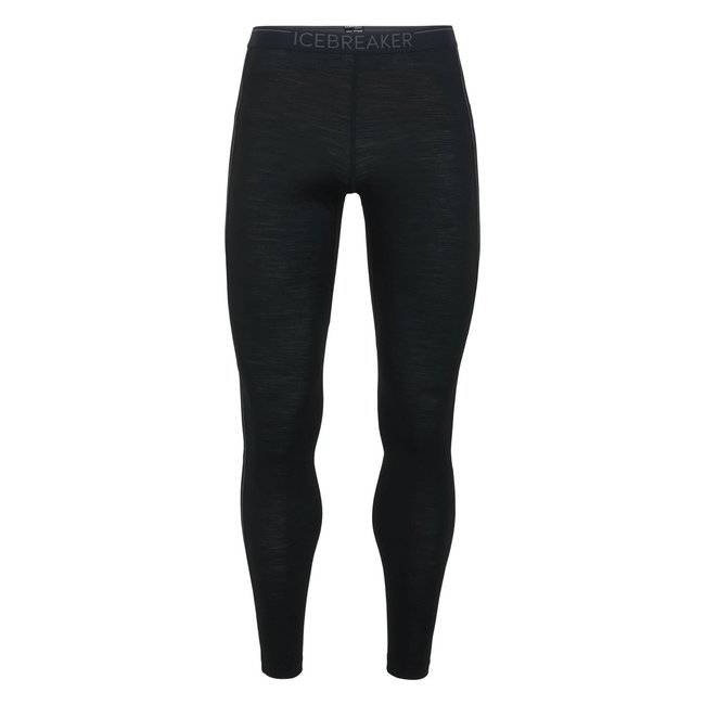 icebreaker 125 ZoneKnit™ Merino Thermal Women's Leggings, Black/Jet Heather  