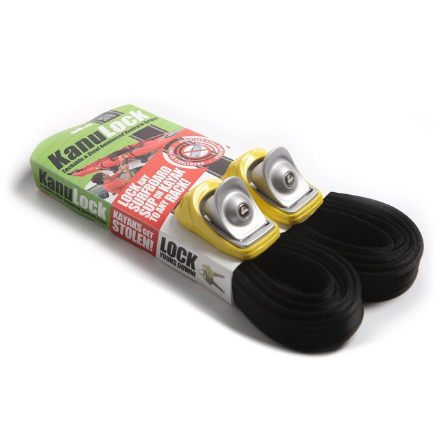 KanuLock Kanu Lock 13'/4m Lockable Cable Reinforced Tie-Downs