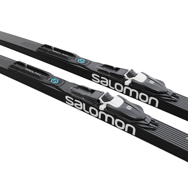 Salomon Aero 9 eSkin Cross Country Ski + Prolink Shift Pro Bindings