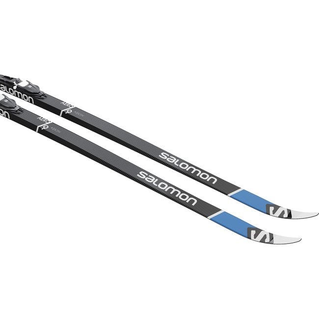 Salomon Aero 9 eSkin Cross Country Ski + Prolink Shift Pro Bindings