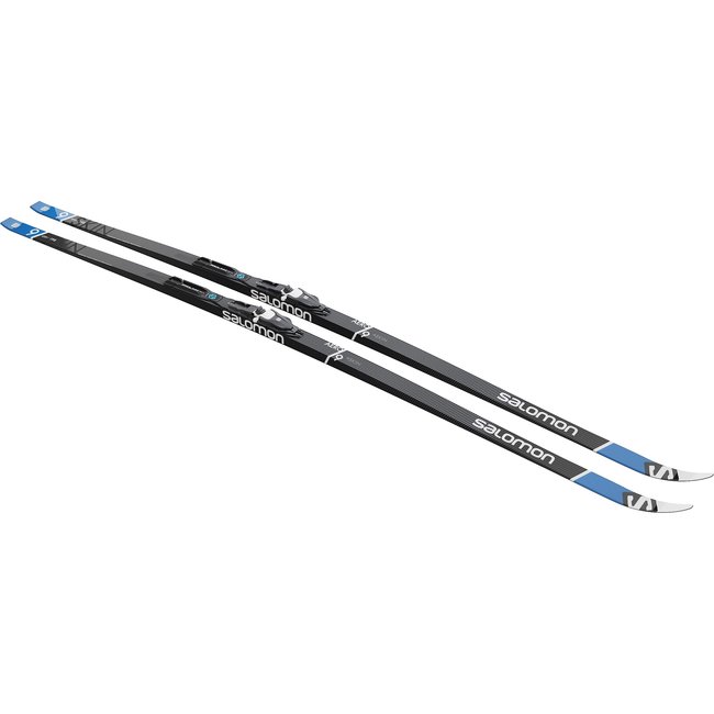 Salomon Aero 9 eSkin Cross Country Ski + Prolink Shift Pro Bindings