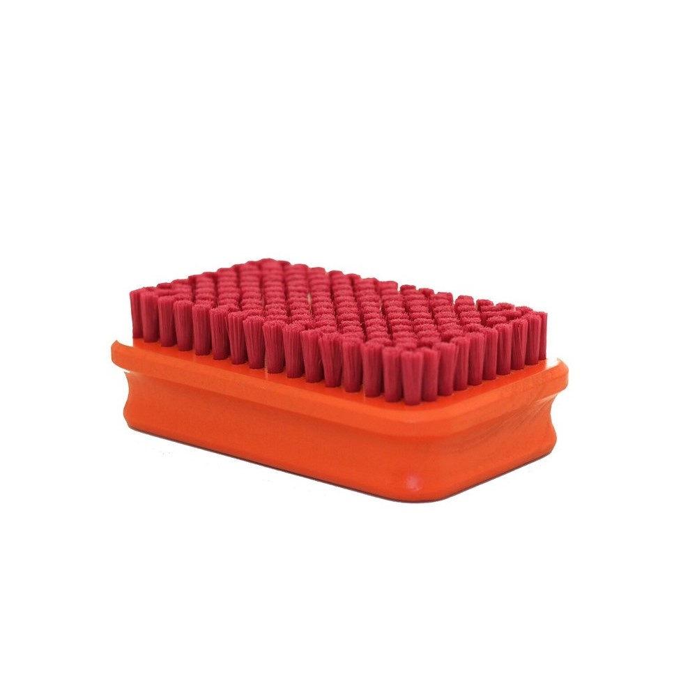 Rectangular Fine Red Nylon Brush