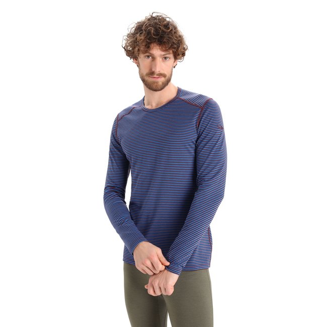Icebreaker Men's 200 Oasis Long Sleeve Merino Wool Crewe Top